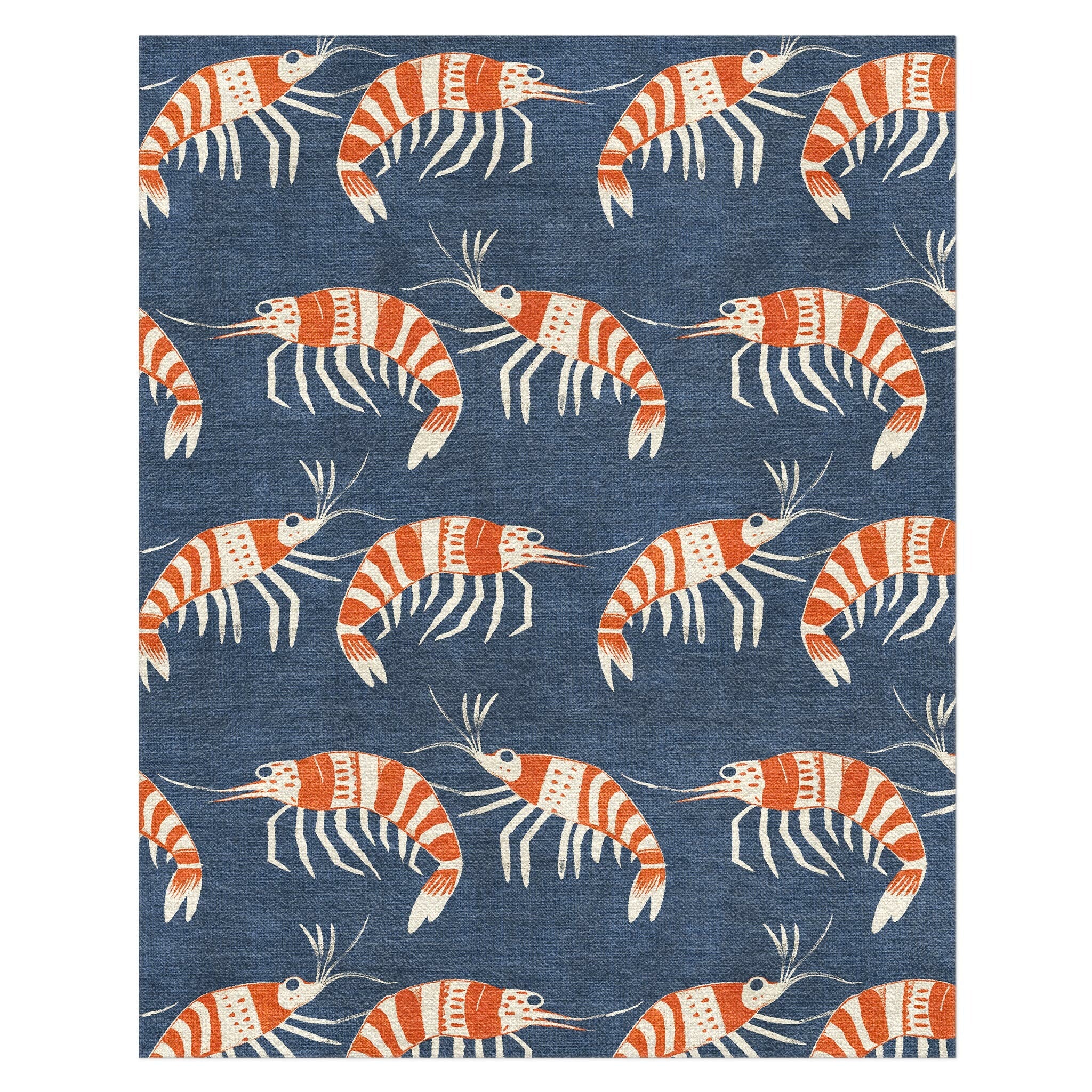 Tile - Animals 013 - Tribal Prawns in 8' x 10' Size