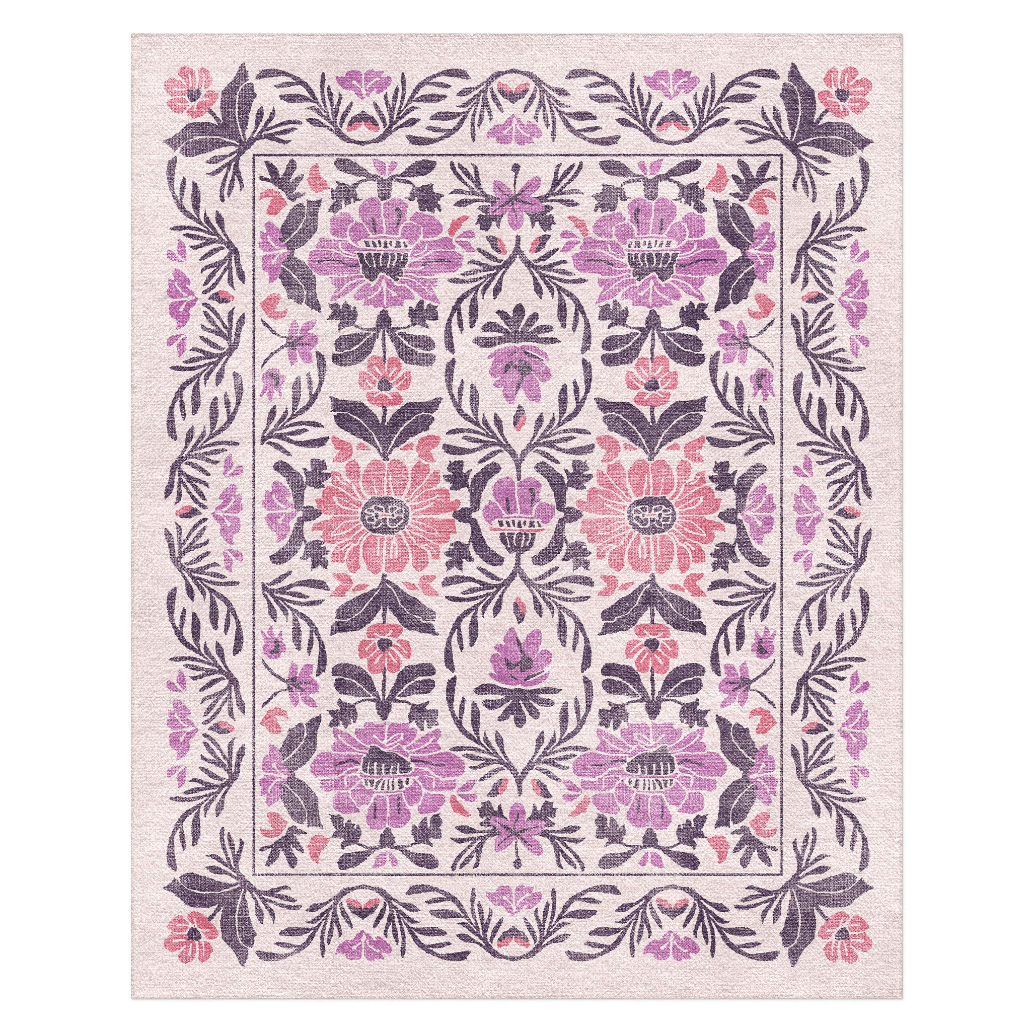 Corriana Pink & Purple in 8' x 10' Size