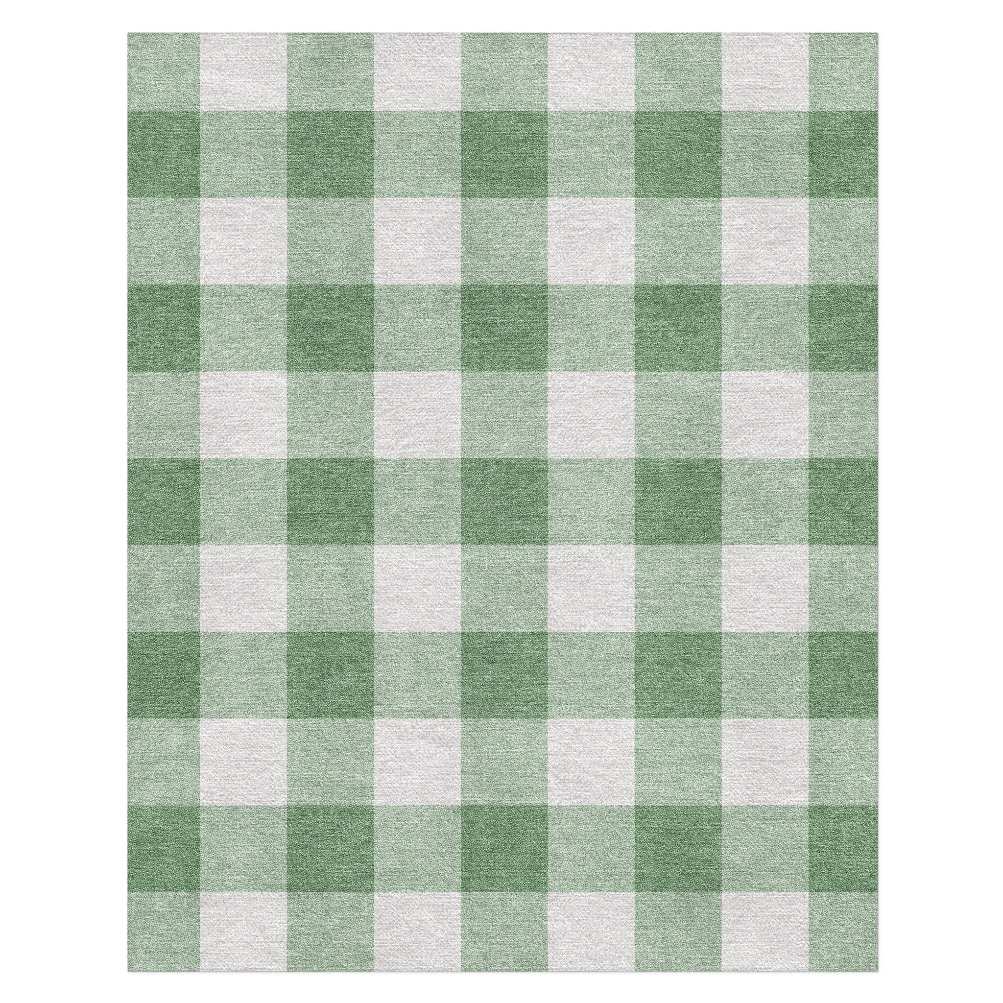 Buffalo Plaid Kelly Green in 8' x 10' Size