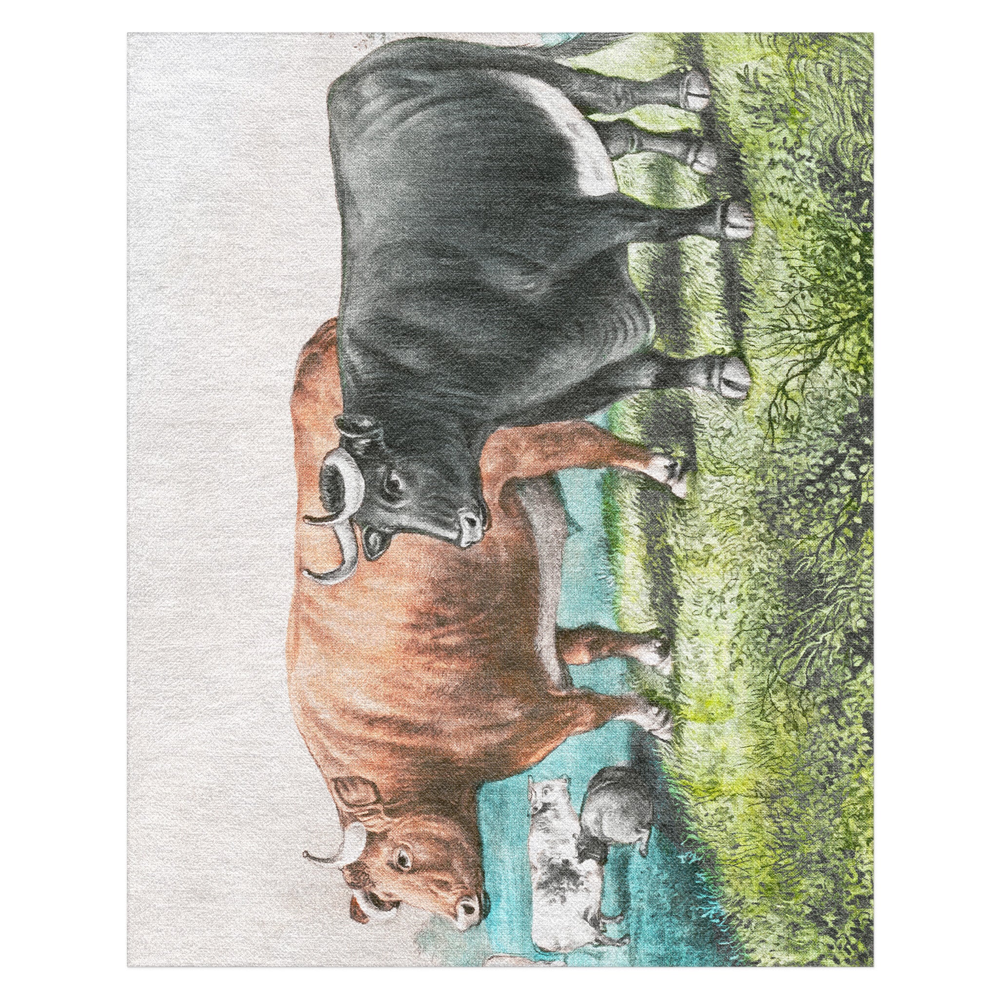 Prize Fat Cattle in 10x8ft Size