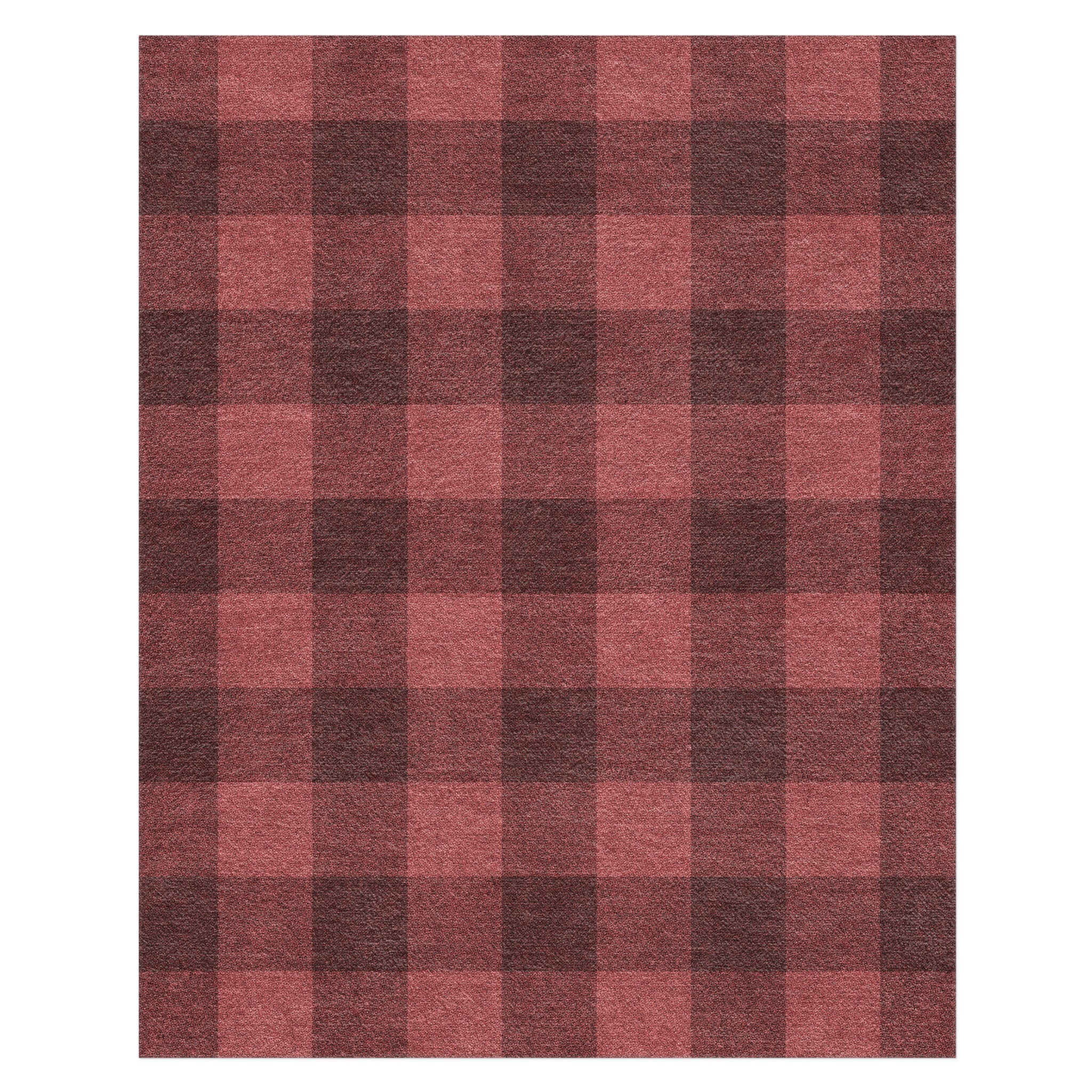 Buffalo Plaid Deep Red in 8' x 10' Size