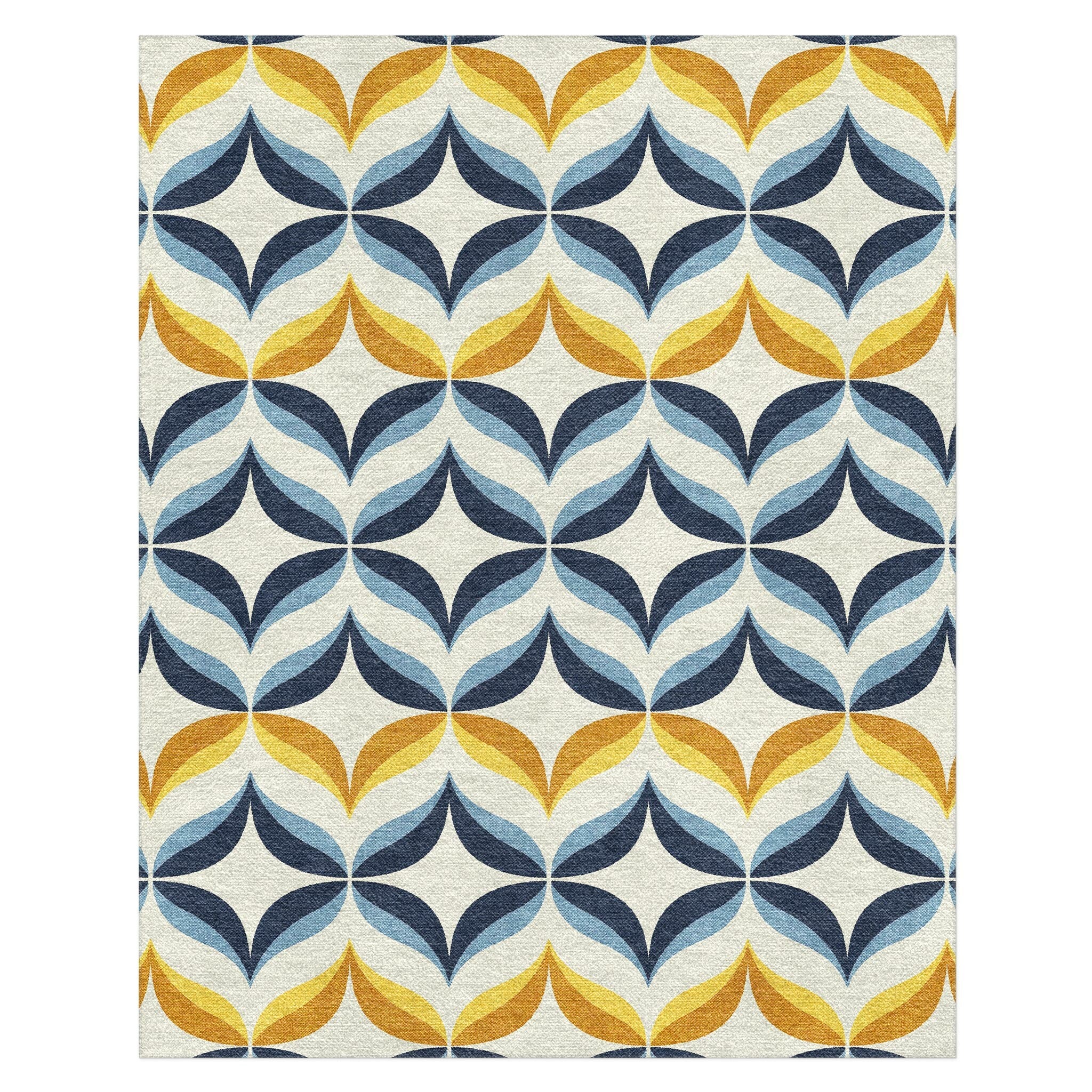 Jasper Blue & Gold in 8' x 10' Size