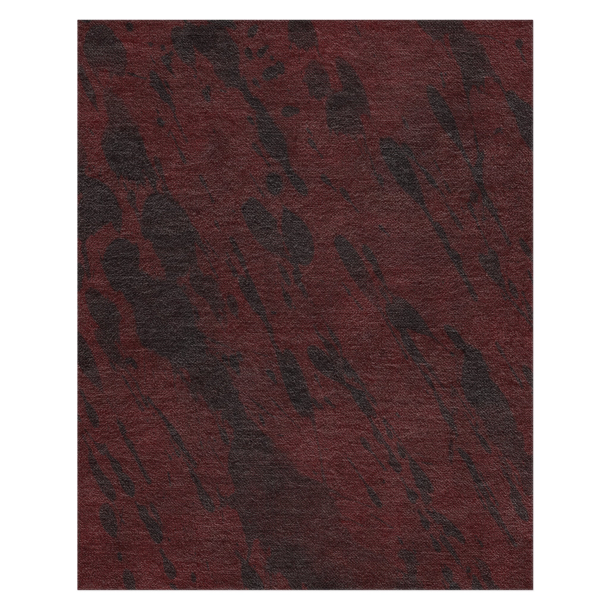 Hurley Splatter Dye Burgandy in 10x8ft Size