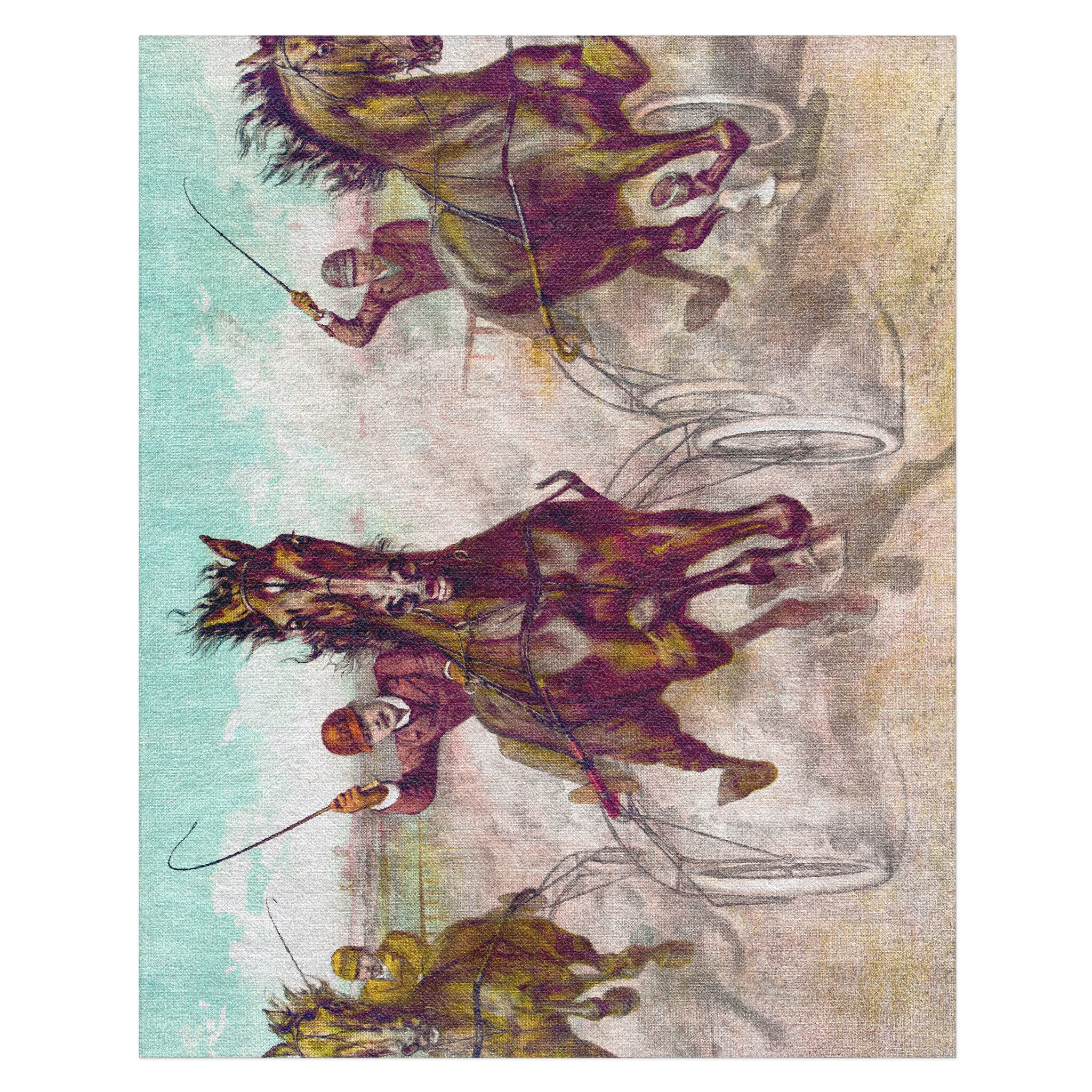 Thoroughbred Race for Blood in 10x8ft Size