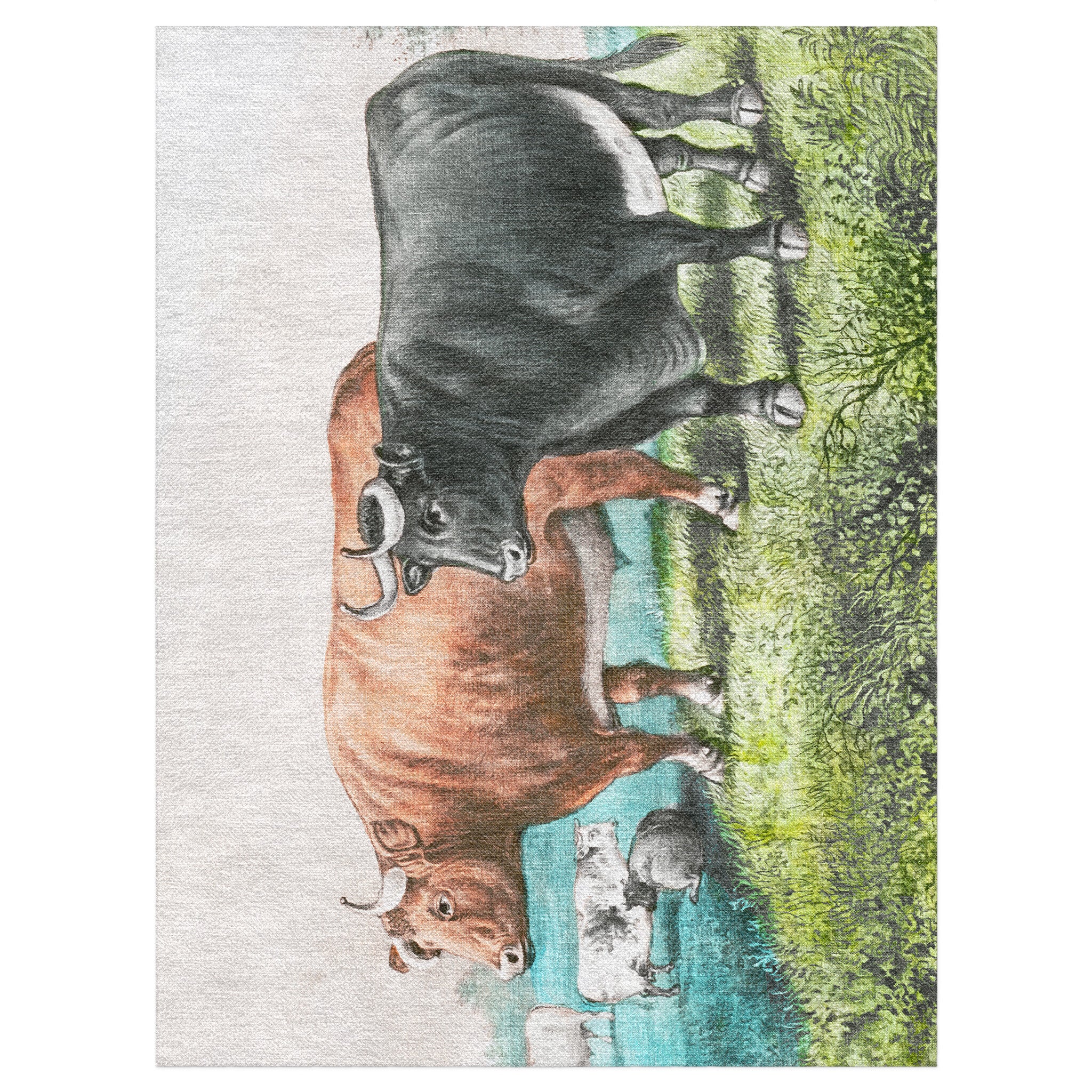 Prize Fat Cattle in 12x9ft Size