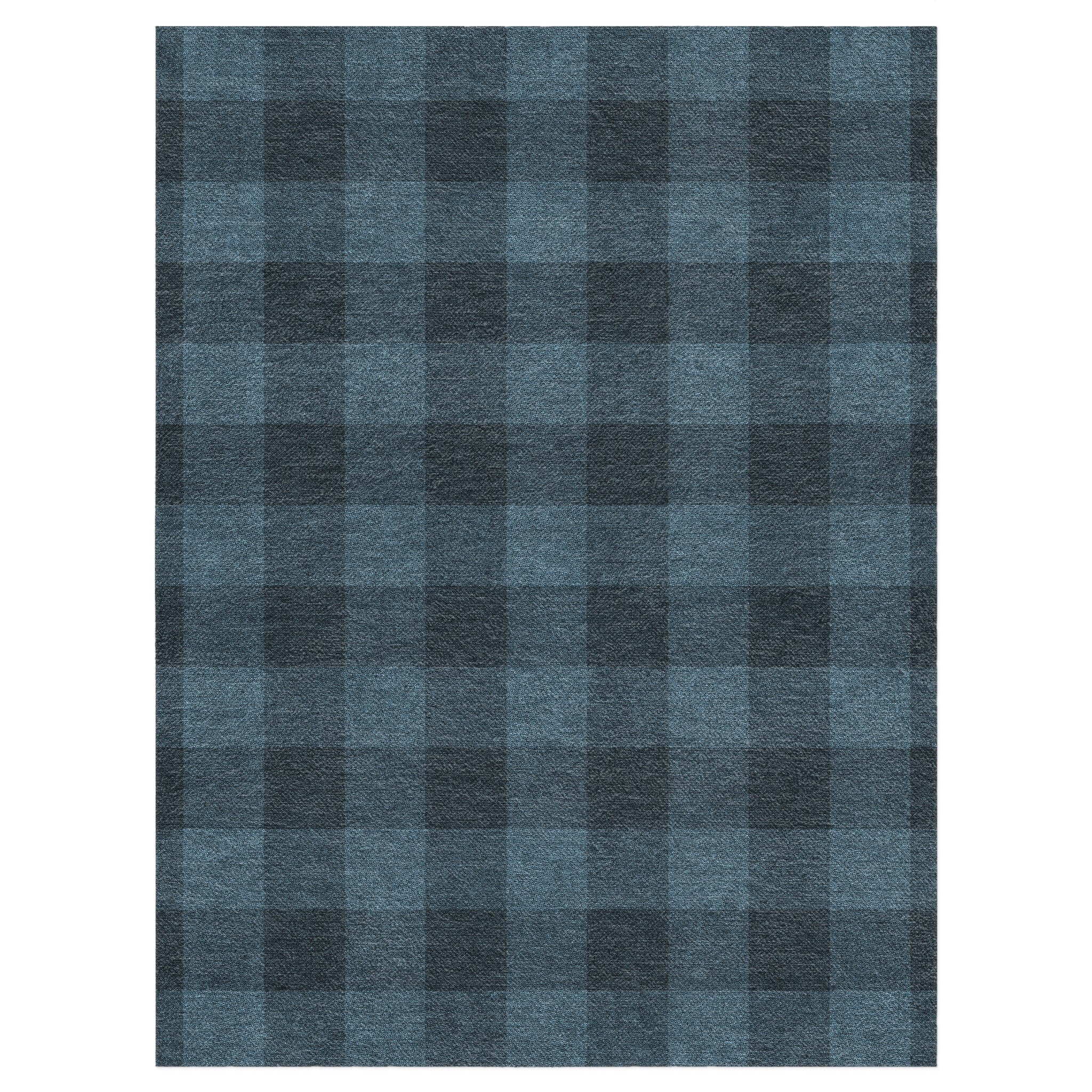 Buffalo Plaid Dark Navy in 9' x 12' Size