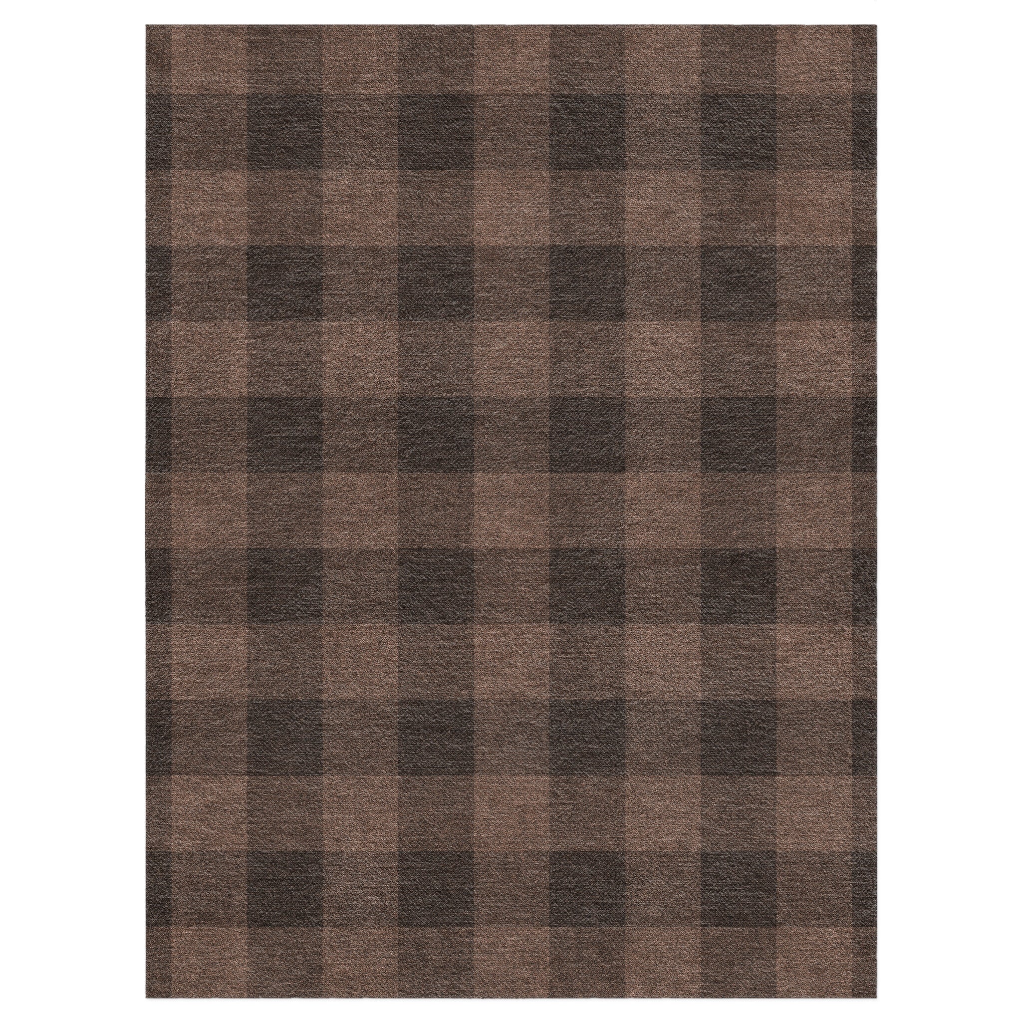 Buffalo Plaid Hickory Brown in 9' x 12' Size