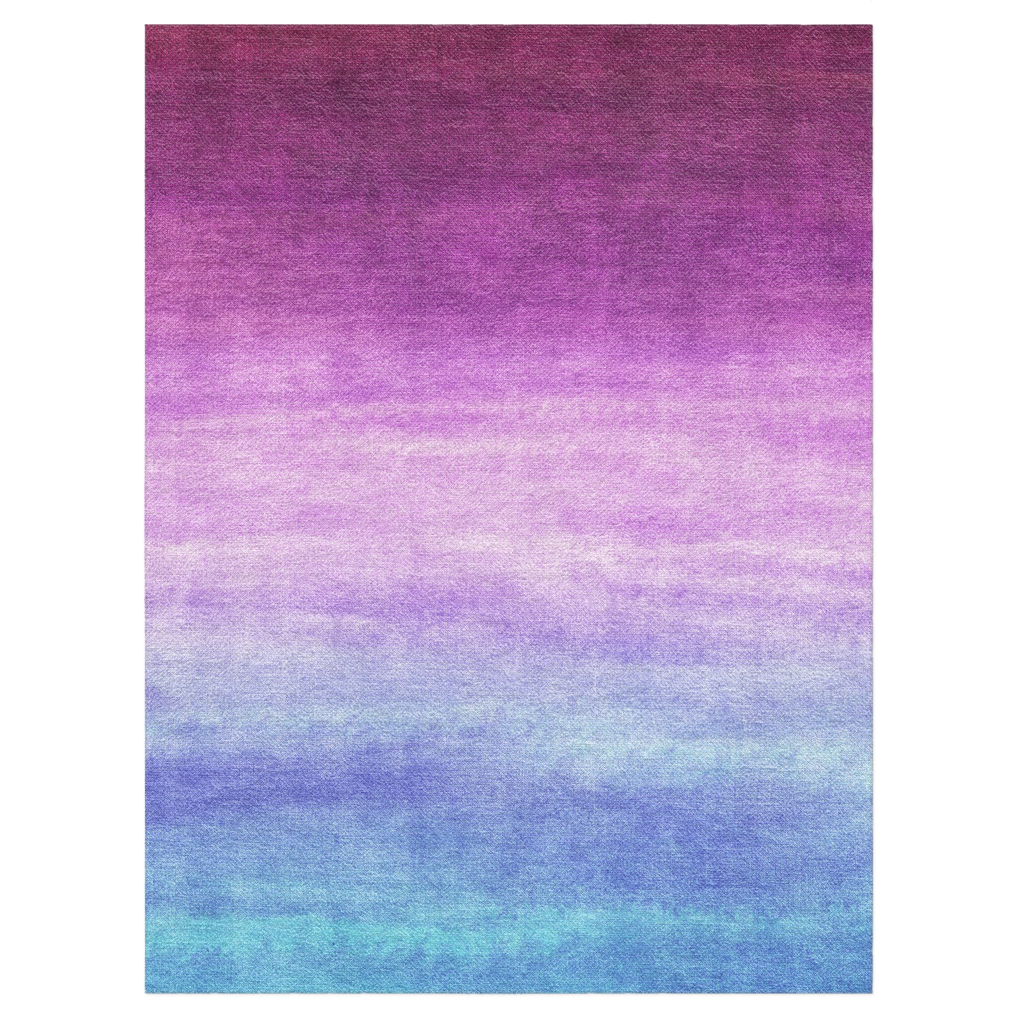 Imogen Watercolor Blue & Purple Ombre in 12x9ft Size