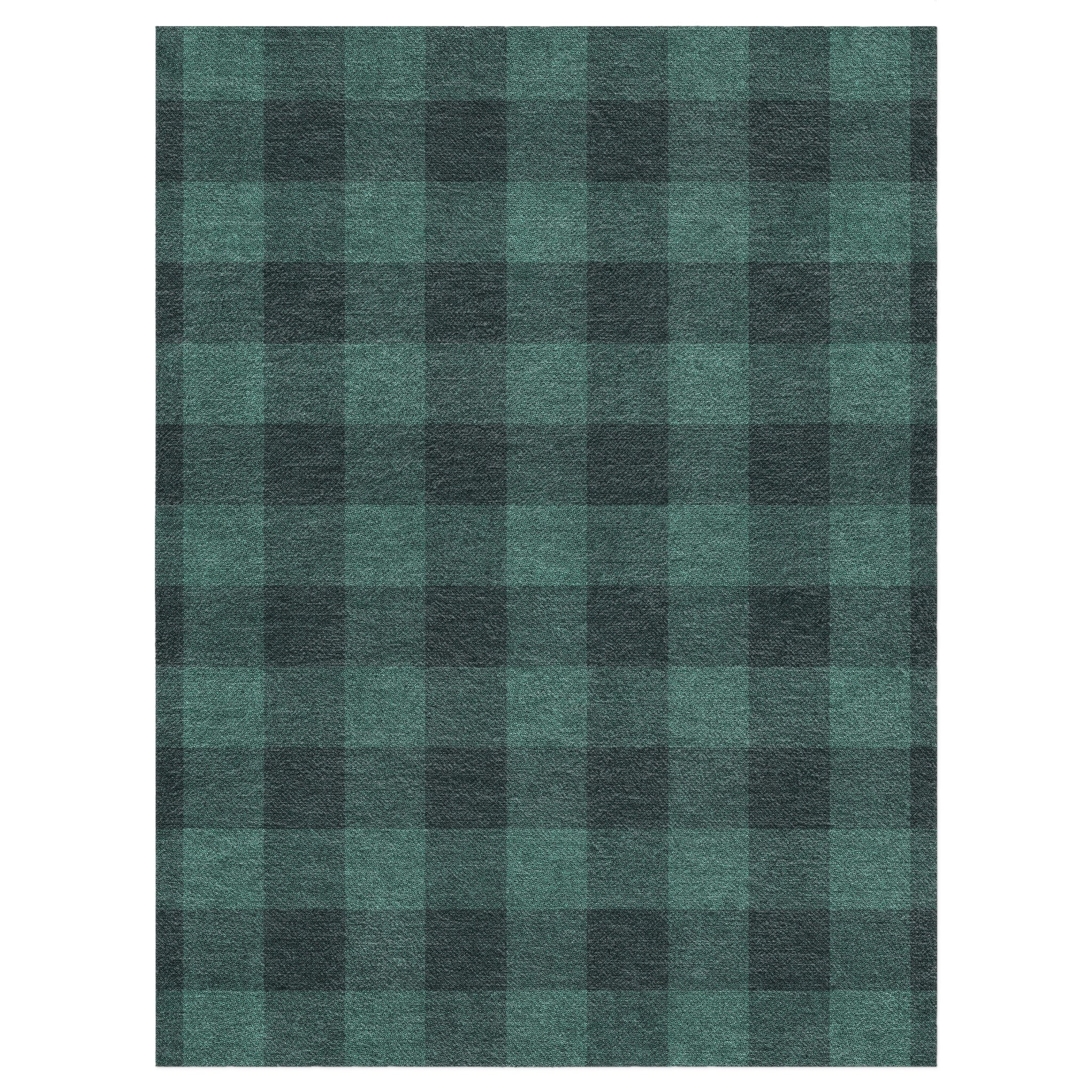 Buffalo Plaid Forest Green in 9' x 12' Size