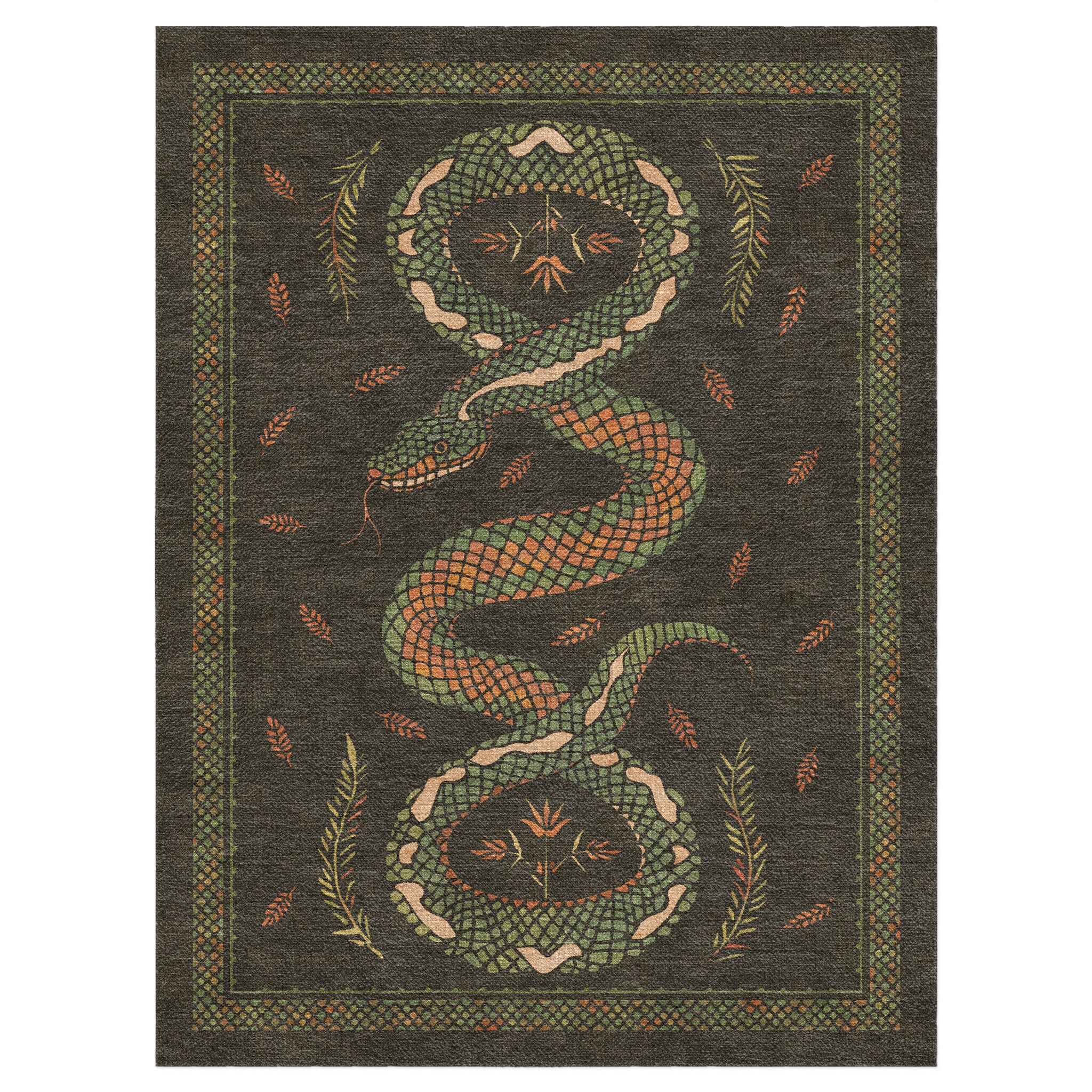 Snake in the Woods in 12x9ft Size