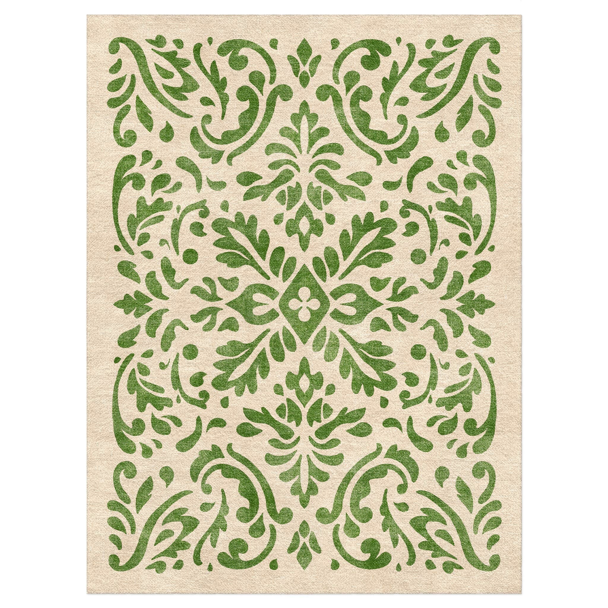 Floranna Ivory Green in 9' x 12' Size