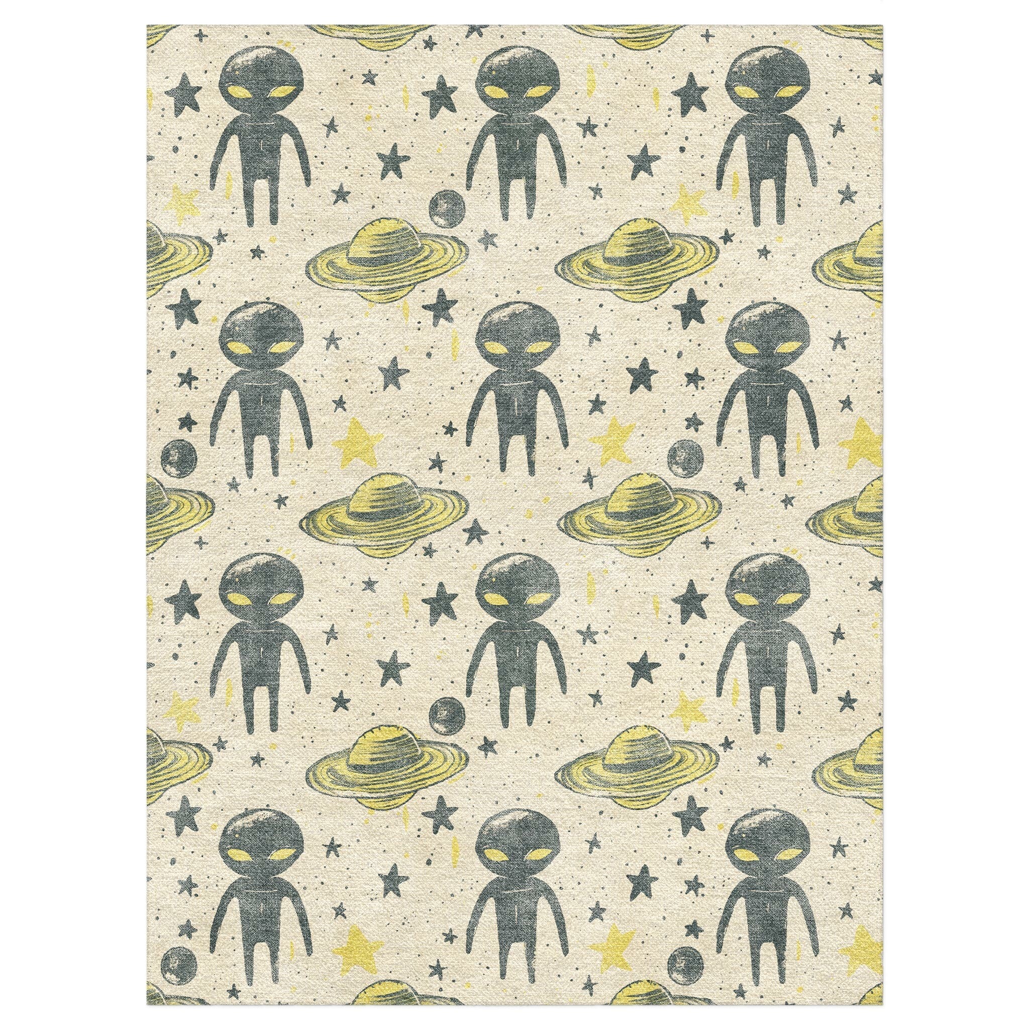 Space Aliens in 9' x 12' Size