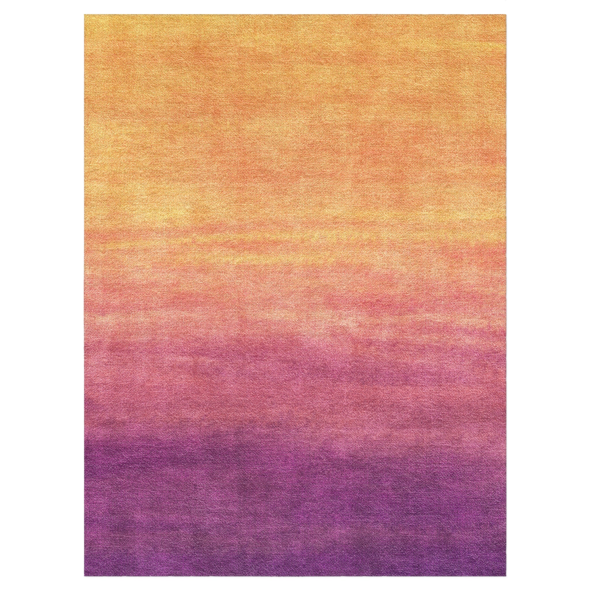 Imogen Watercolor Orange & Purple Ombre in 12x9ft Size