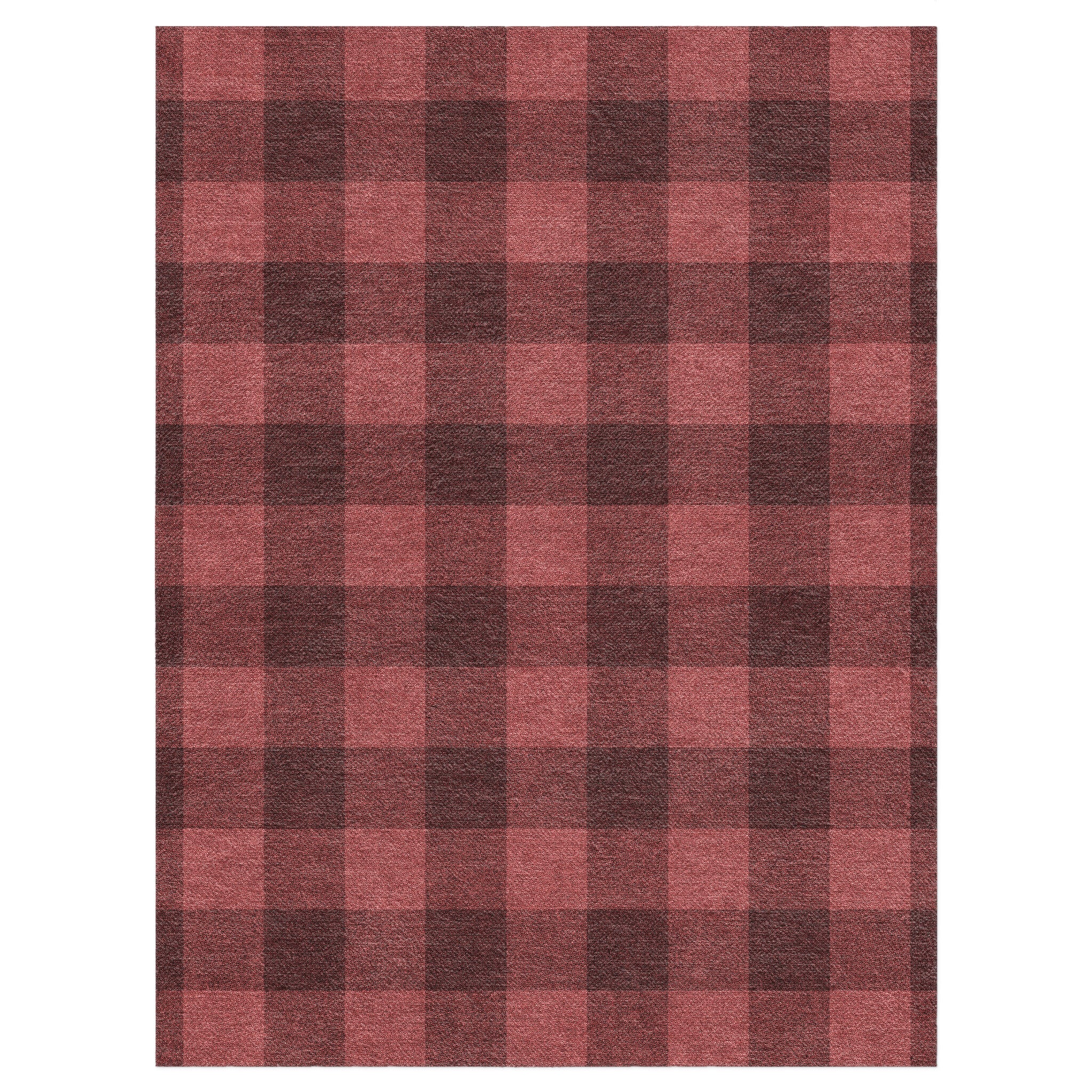 Buffalo Plaid Deep Red in 9' x 12' Size