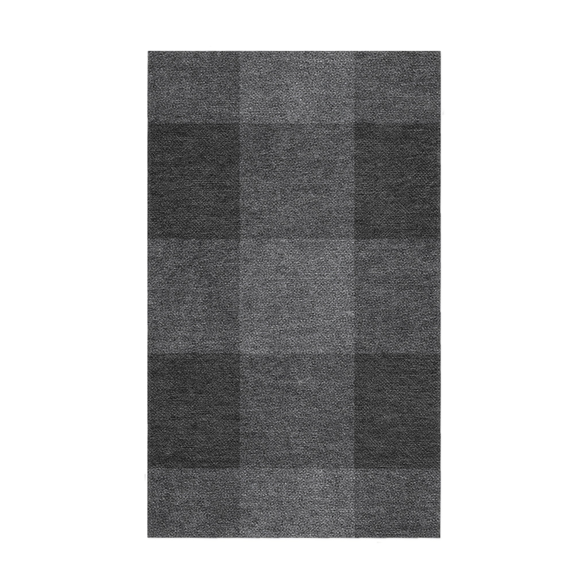 Buffalo Plaid Charcoal Black in 1.5' x 2.5' Size