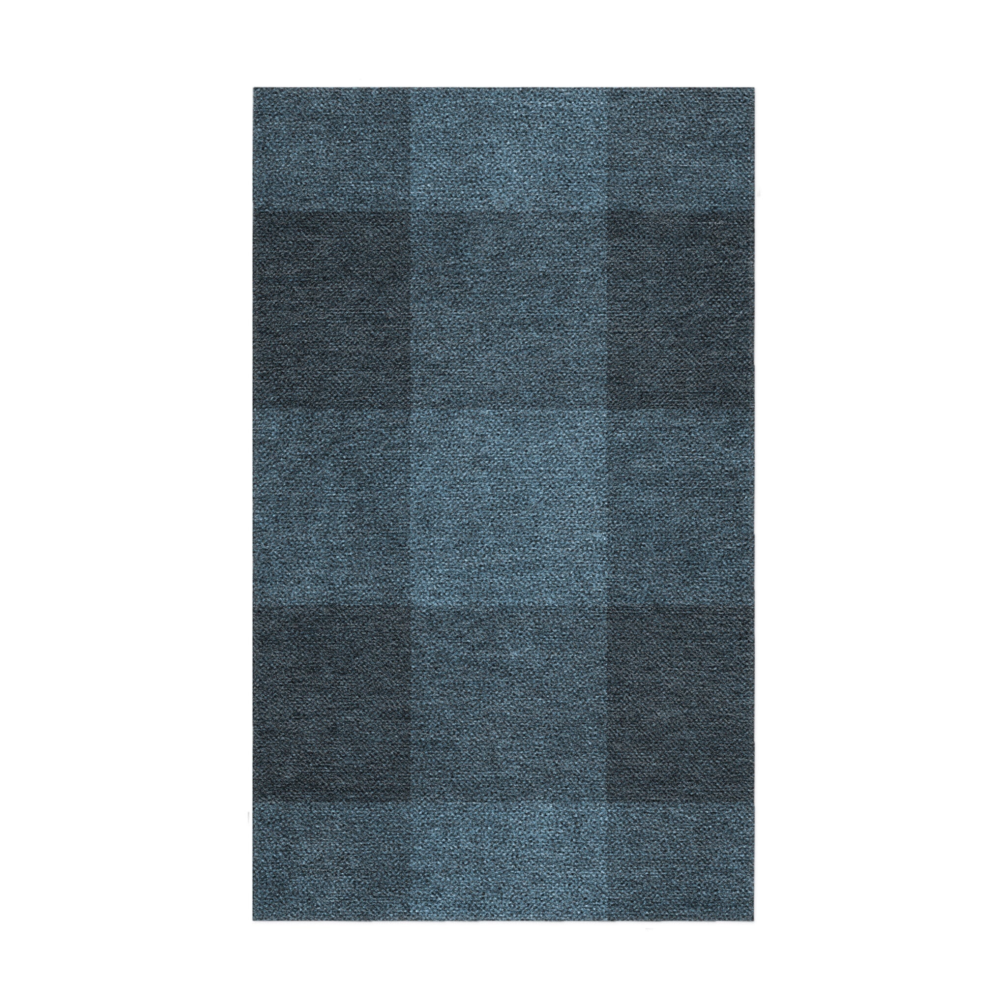 Buffalo Plaid Dark Navy in 1.5' x 2.5' Size