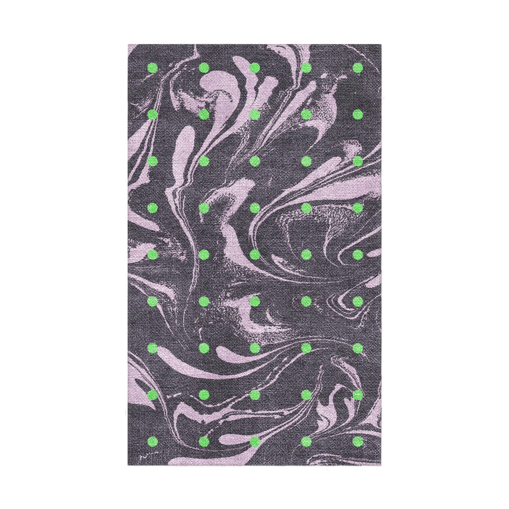 Acid Burn Purple & Green in 1.5' x 2.5' Size