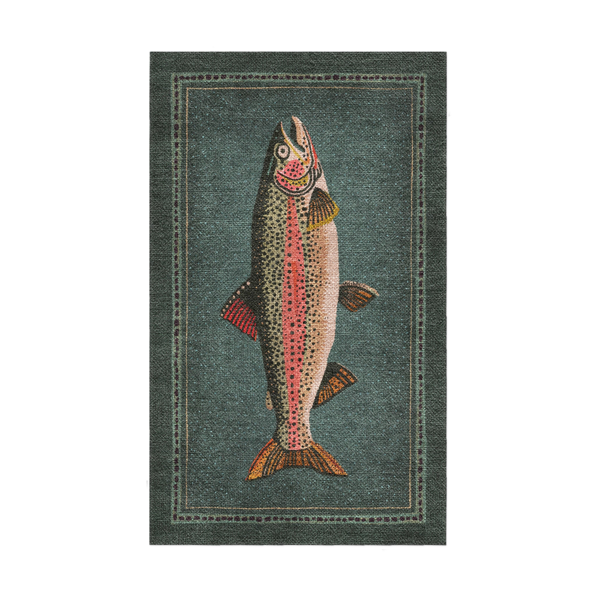 Rainbow Trout in 18x30in Size