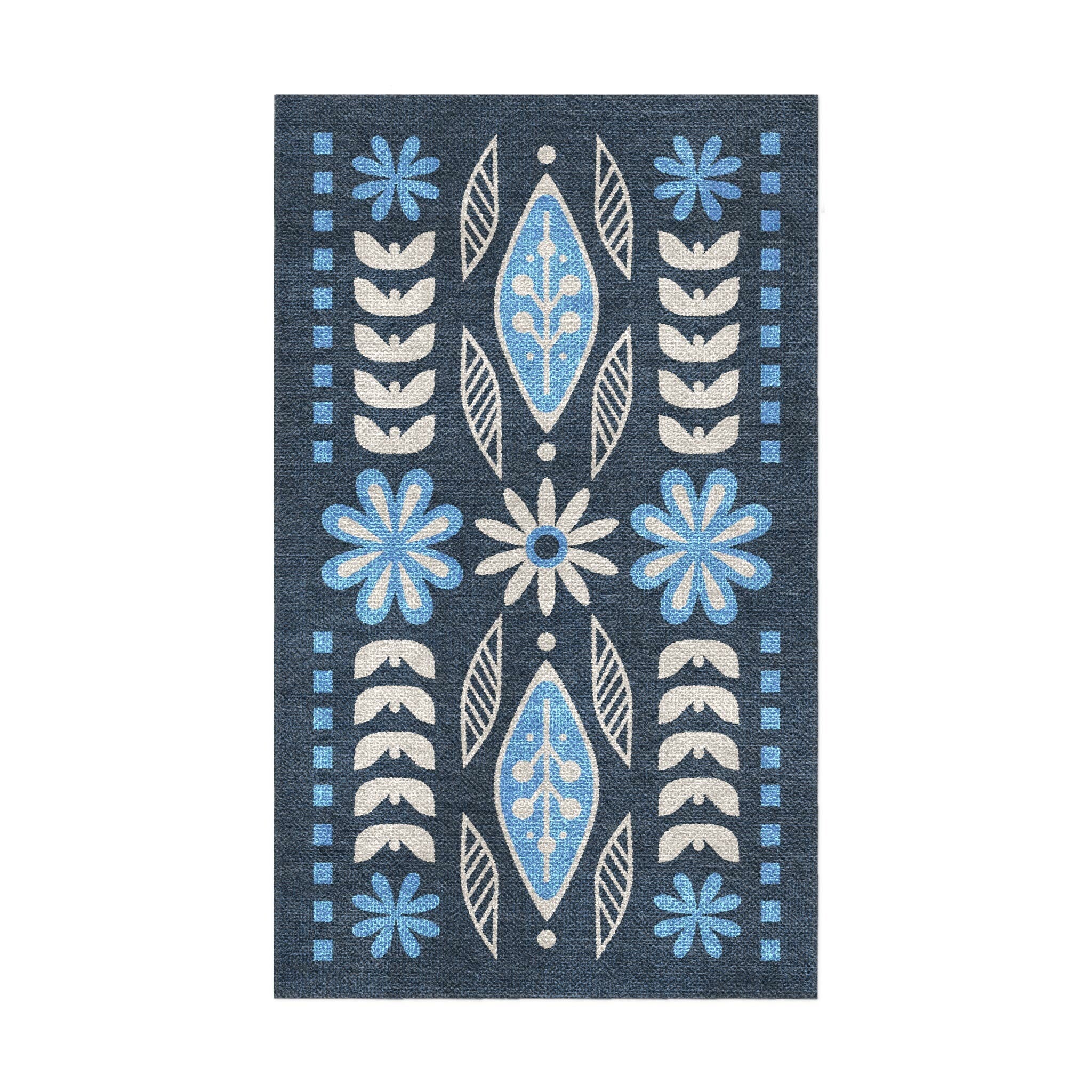 Topanga Navy & Columbia in 1.5' x 2.5' Size