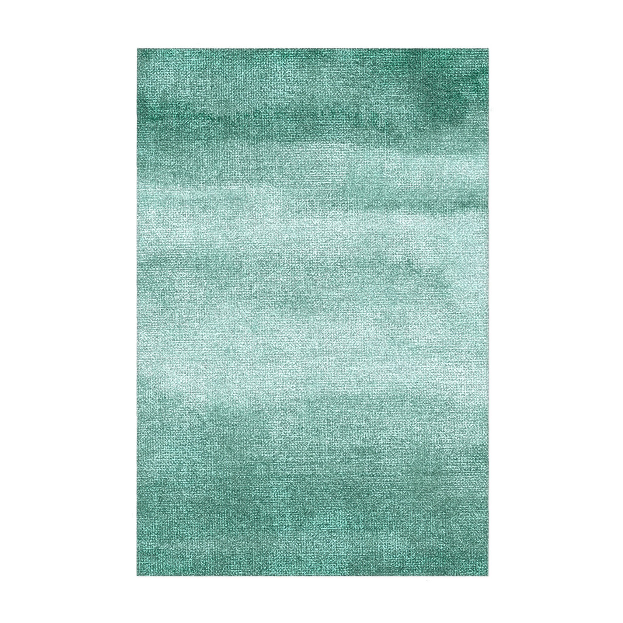 Jacinda Watercolor Teal Ombre in 3x2ft Size