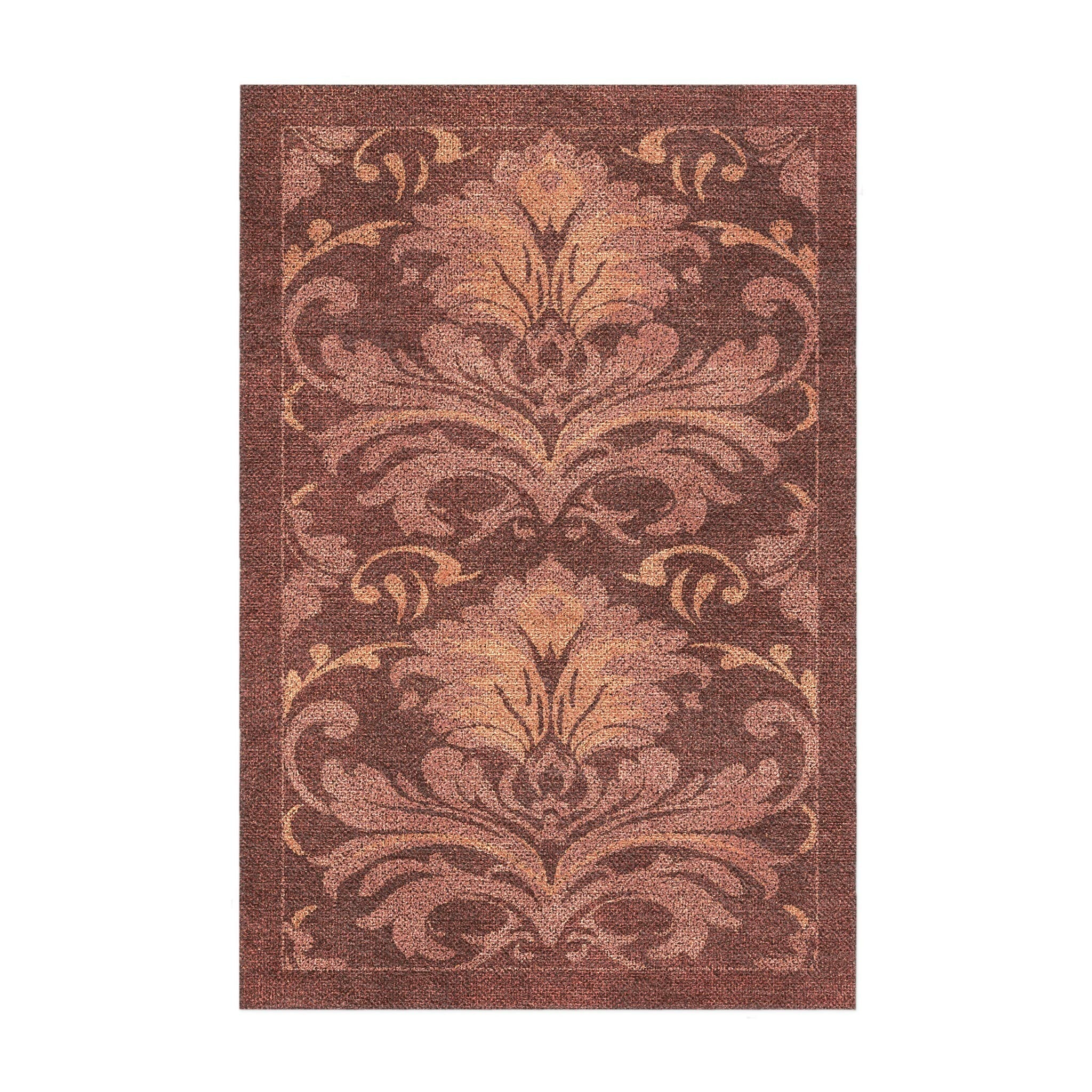 Agnes Damask Deep Amaranth Red in 2' x 3' Size