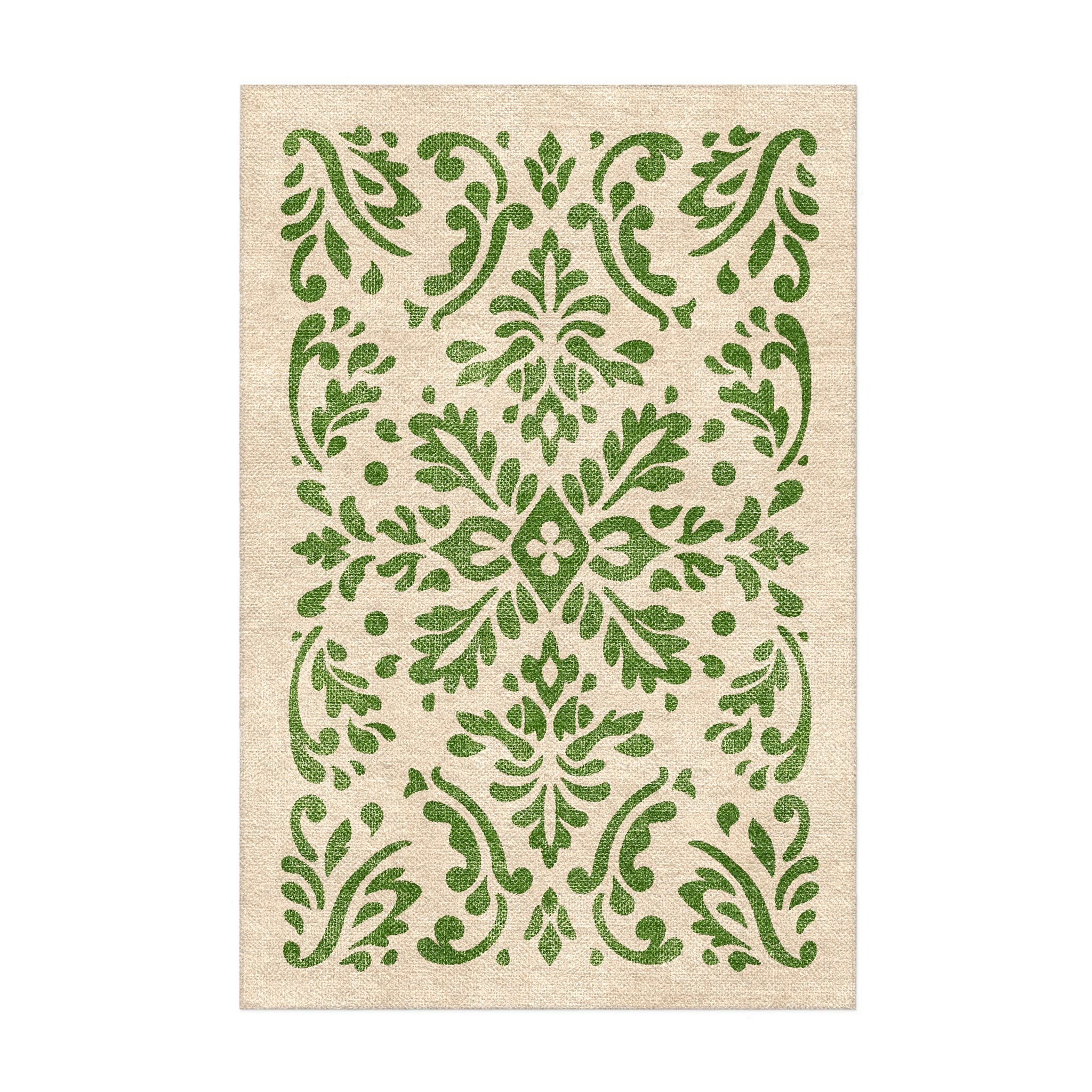 Floranna Ivory Green in 2' x 3' Size