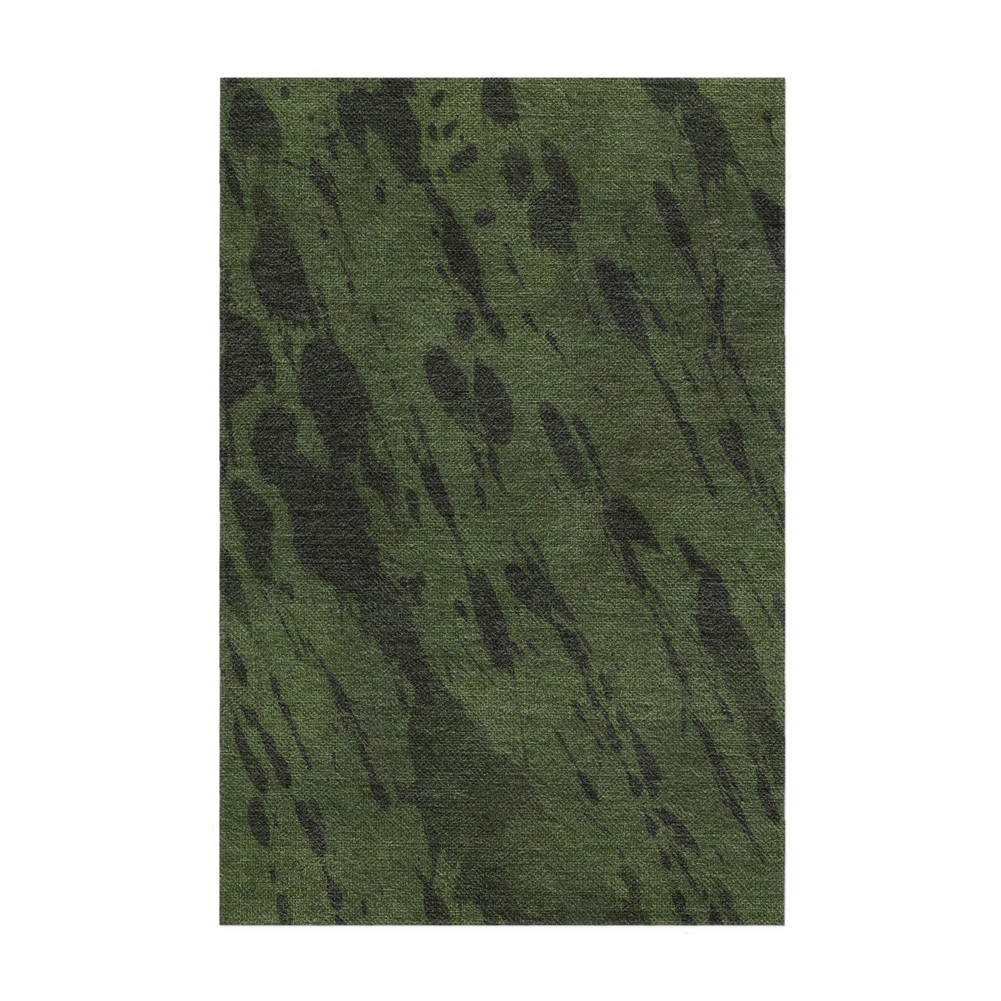 Hurley Splatter Dye Olive Green in 3x2ft Size