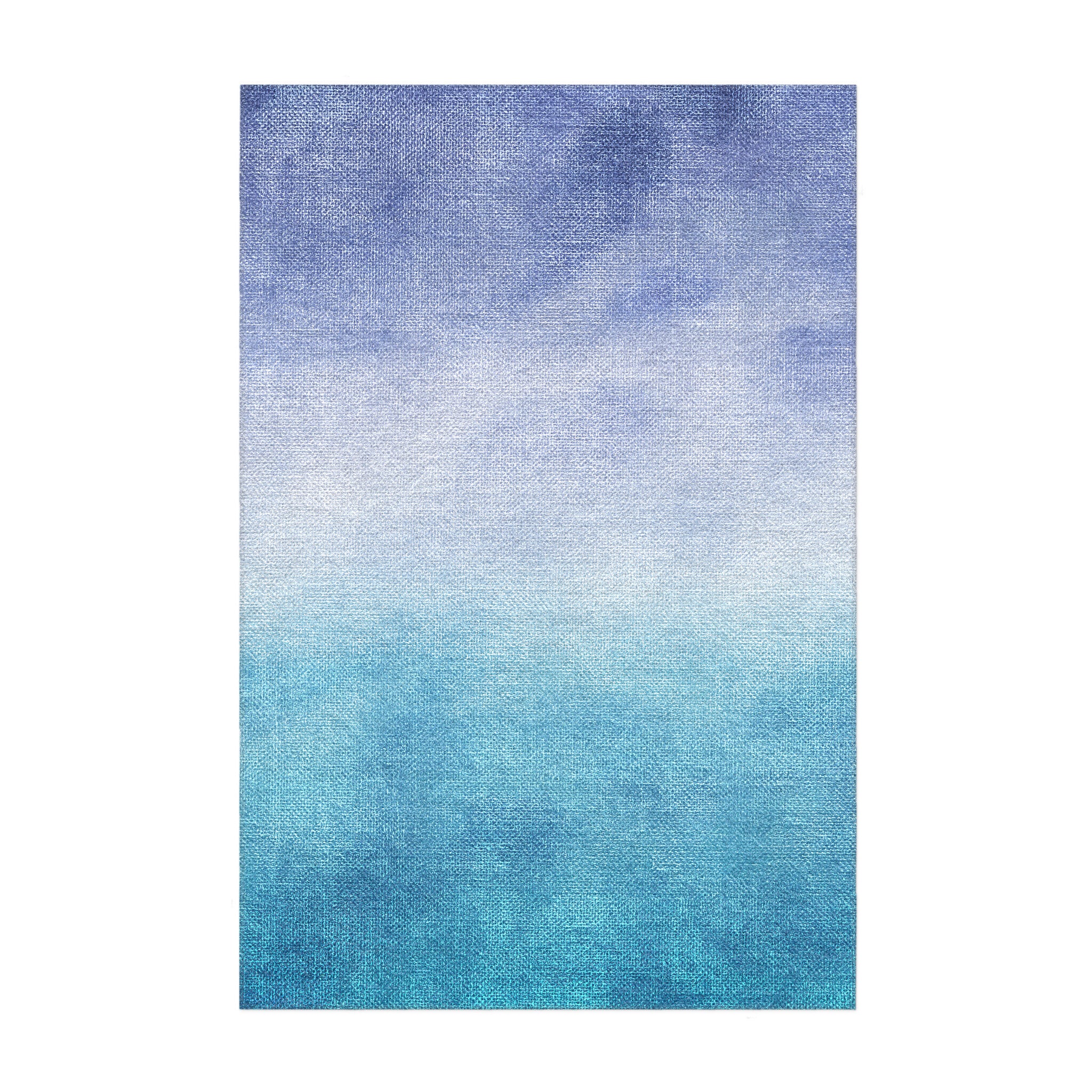 Micah Watercolor Blue & Teal in 3x2ft Size