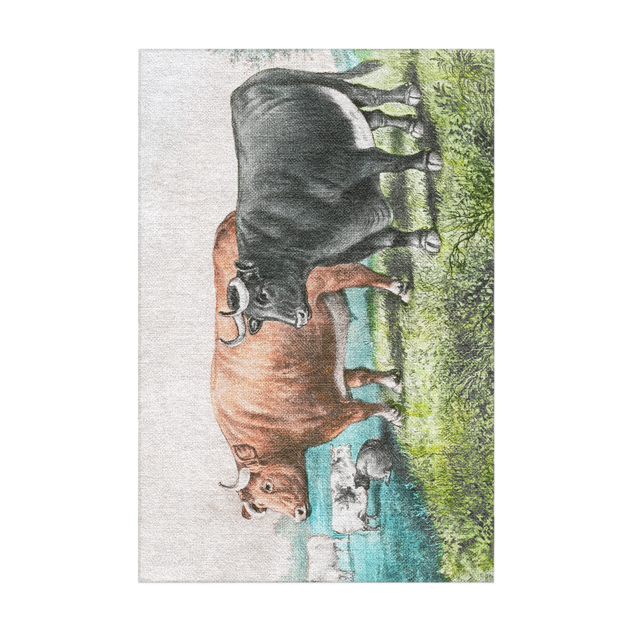 Prize Fat Cattle in 3x2ft Size