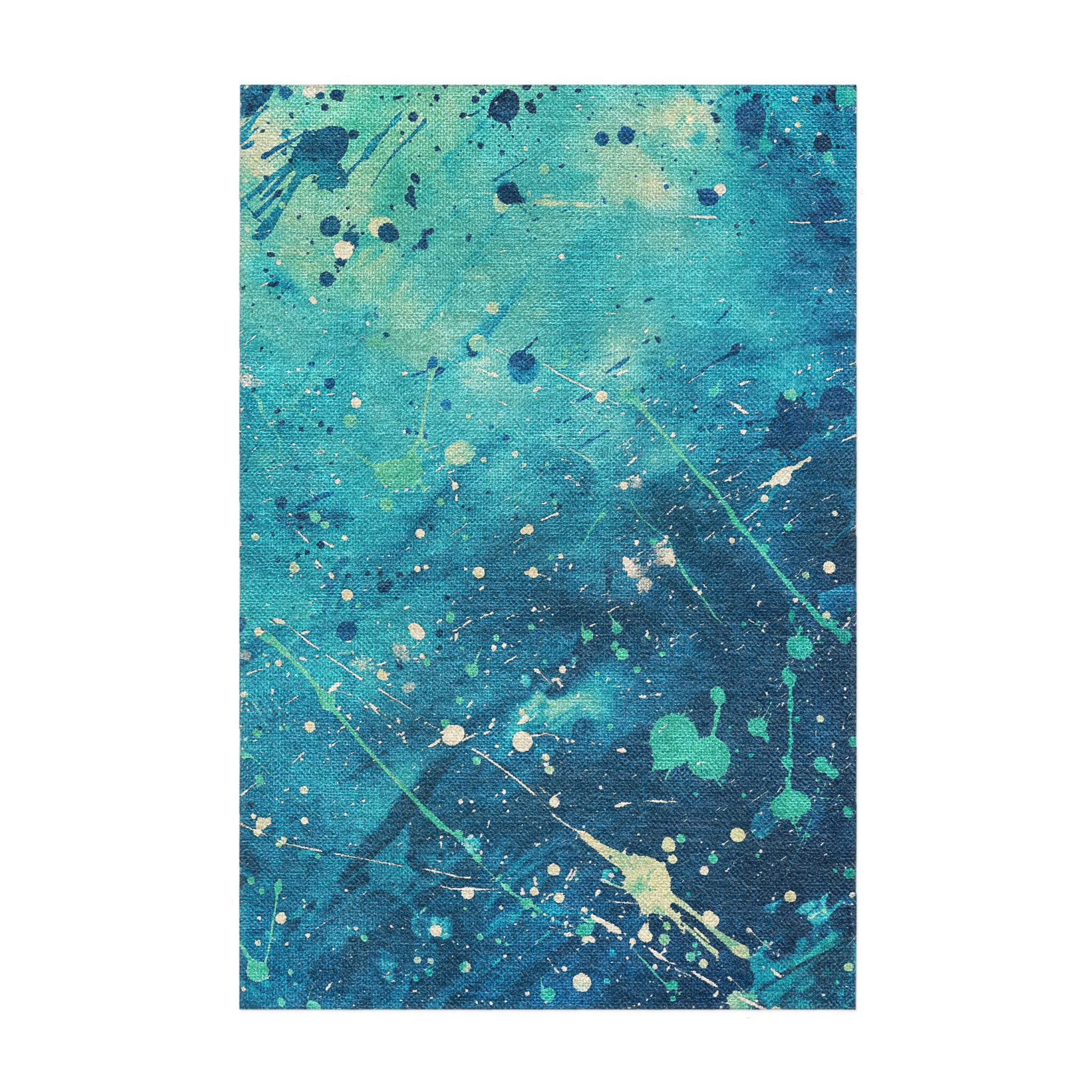 Sylvie Seafoam & Teal in 3x2ft Size