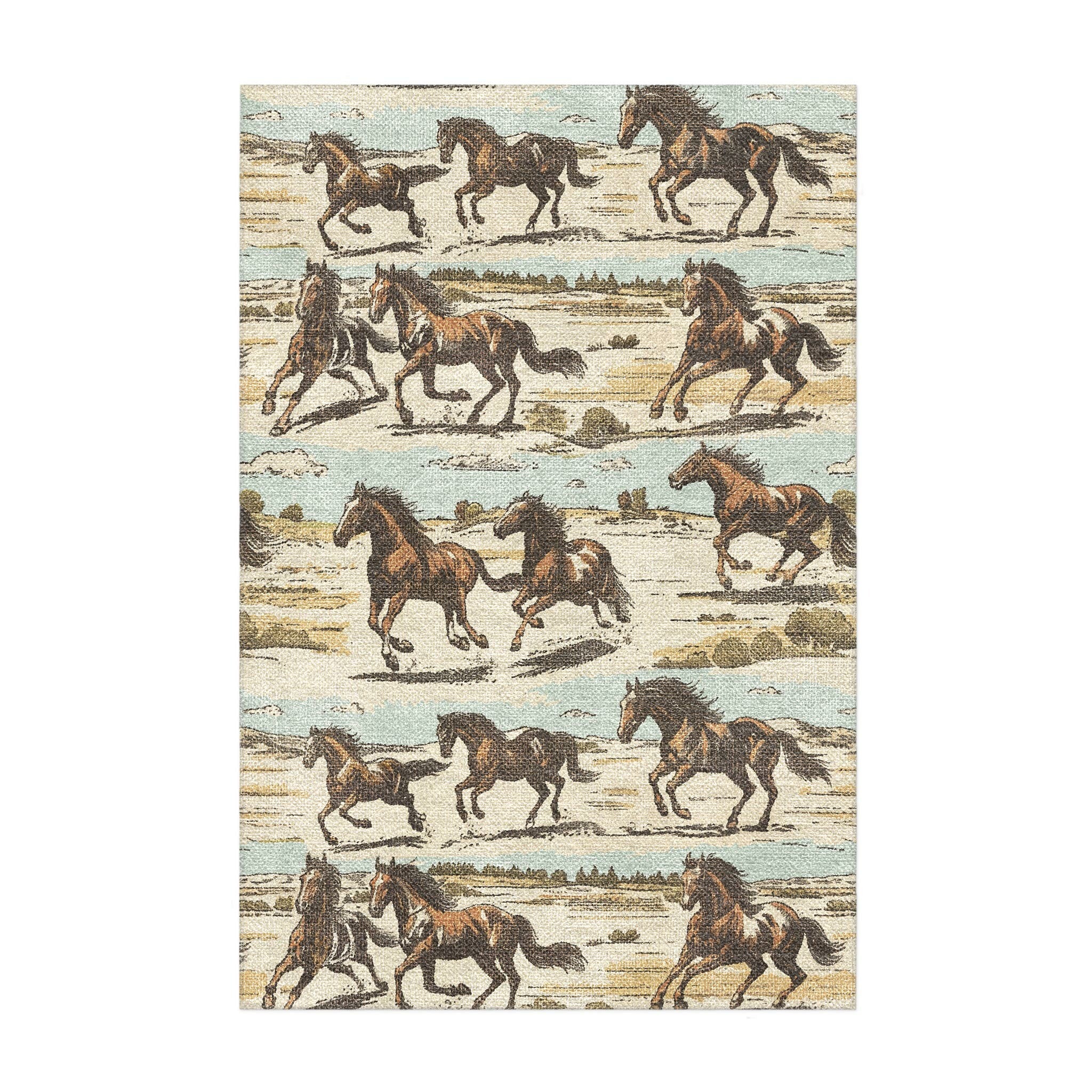 Wild Horses in 2' x 3' Size