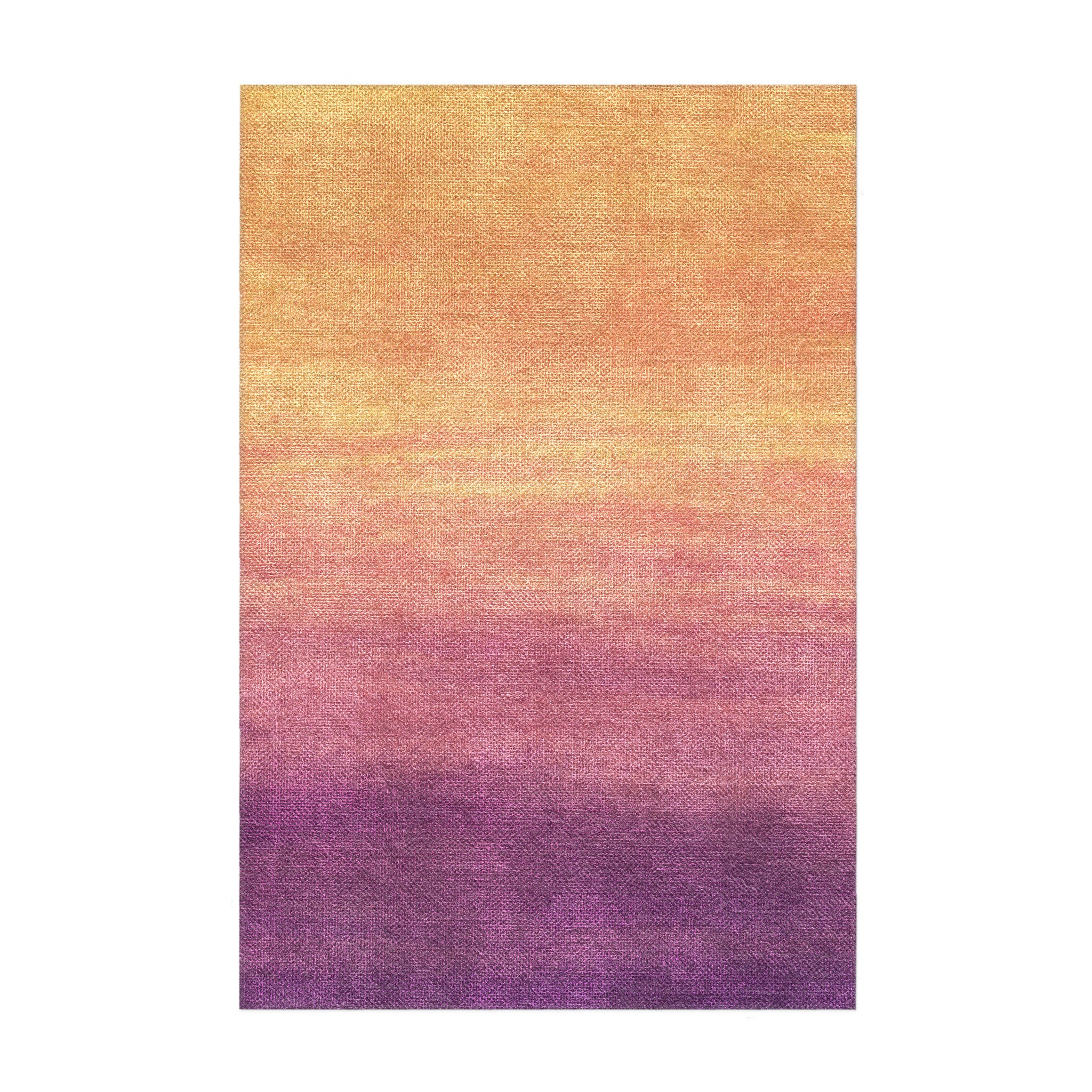 Imogen Watercolor Orange & Purple Ombre in 3x2ft Size