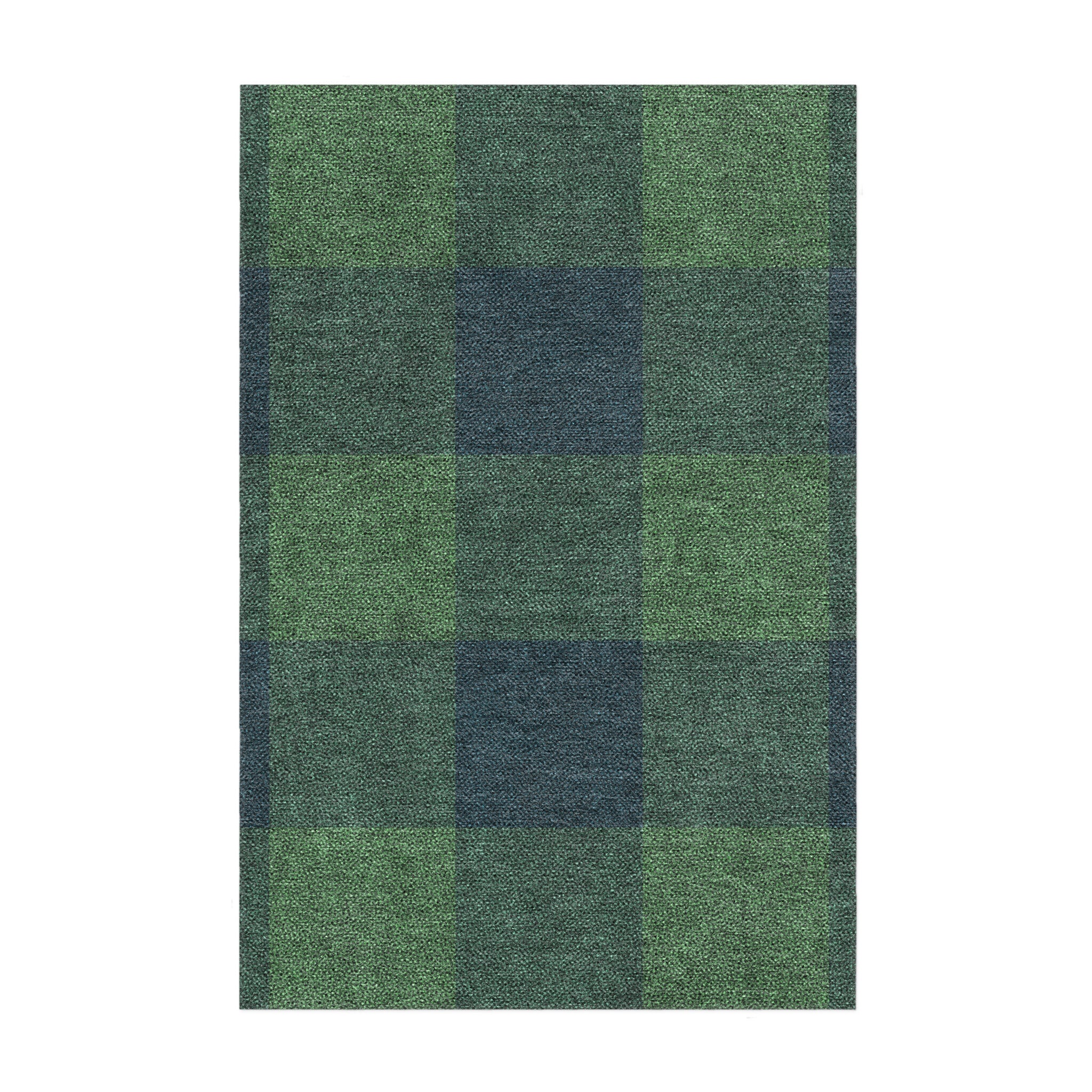 Buffalo Plaid Green & Navy in 2' x 3' Size