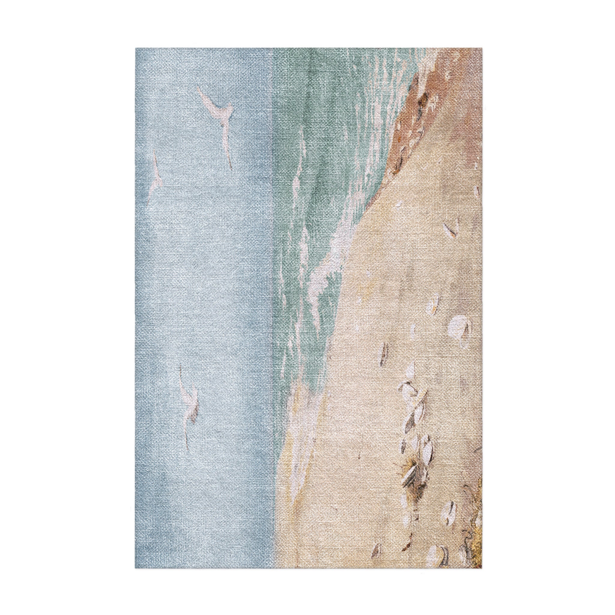 On the Beach by Fidelia Bridges in 3x2ft Size