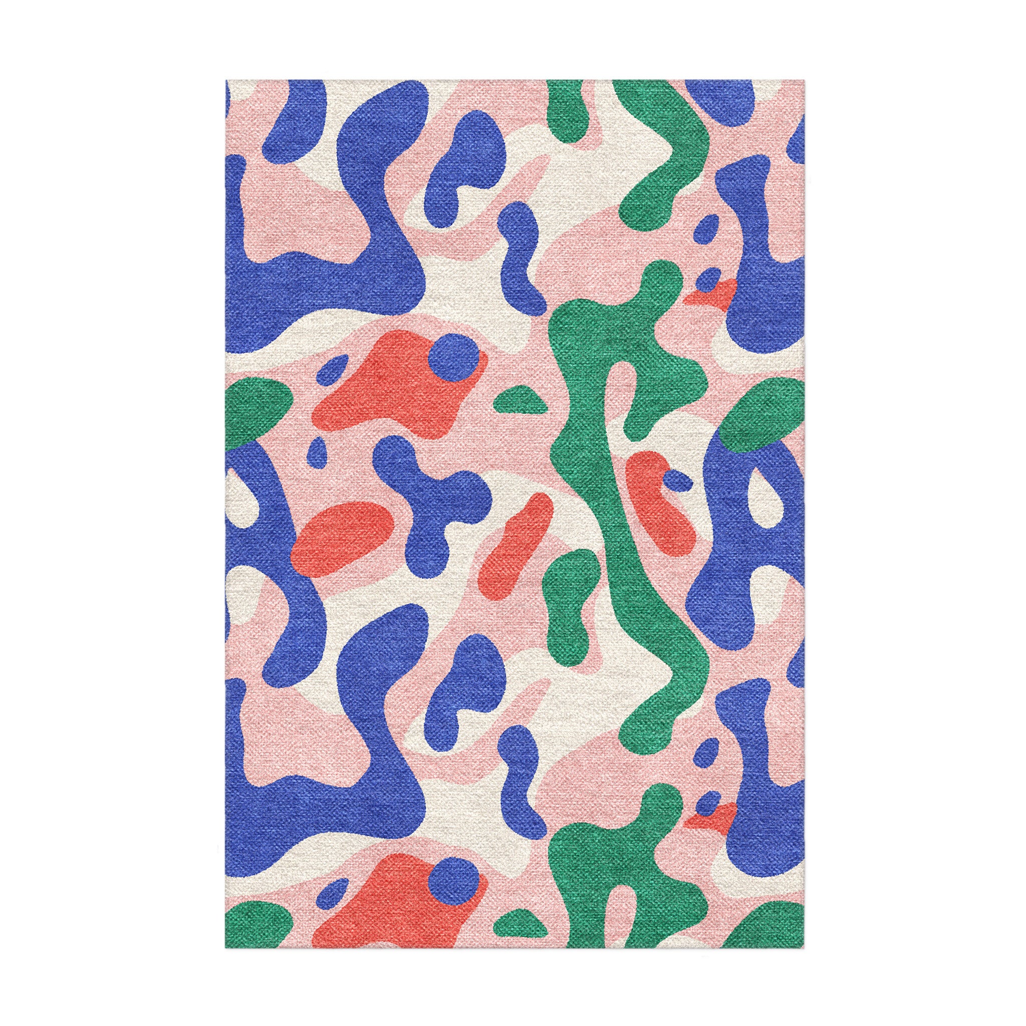 Concetta Pink, Green, & Blue in 2' x 3' Size