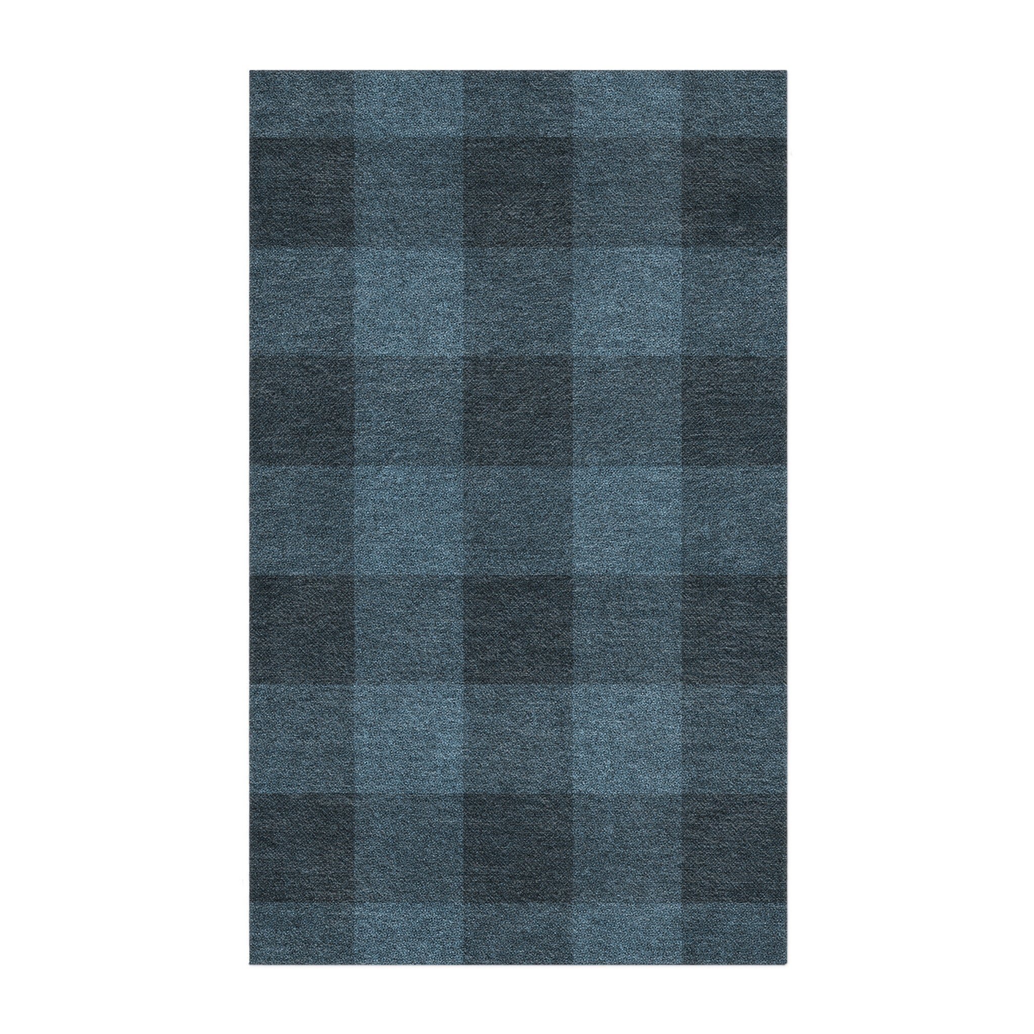 Buffalo Plaid Dark Navy in 3' x 5' Size