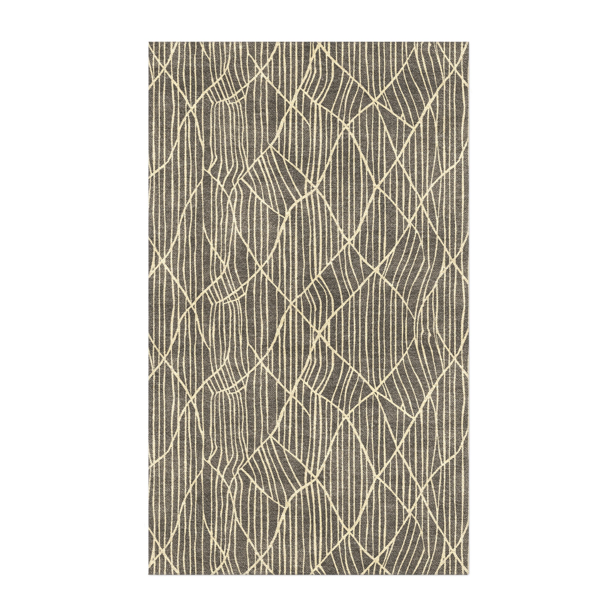 Paxton Black & Taupe in 5x3ft Size