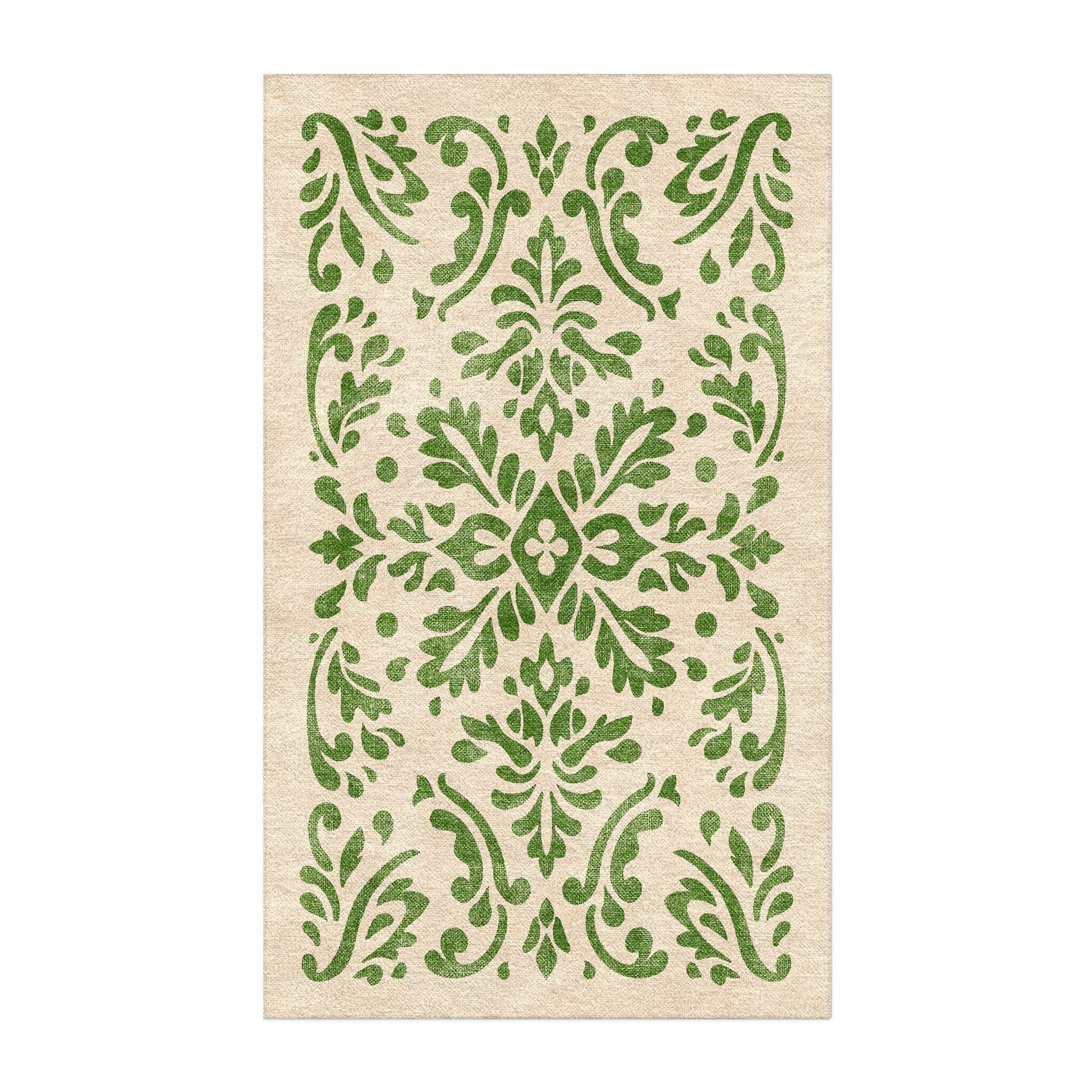 Floranna Ivory Green in 3' x 5' Size