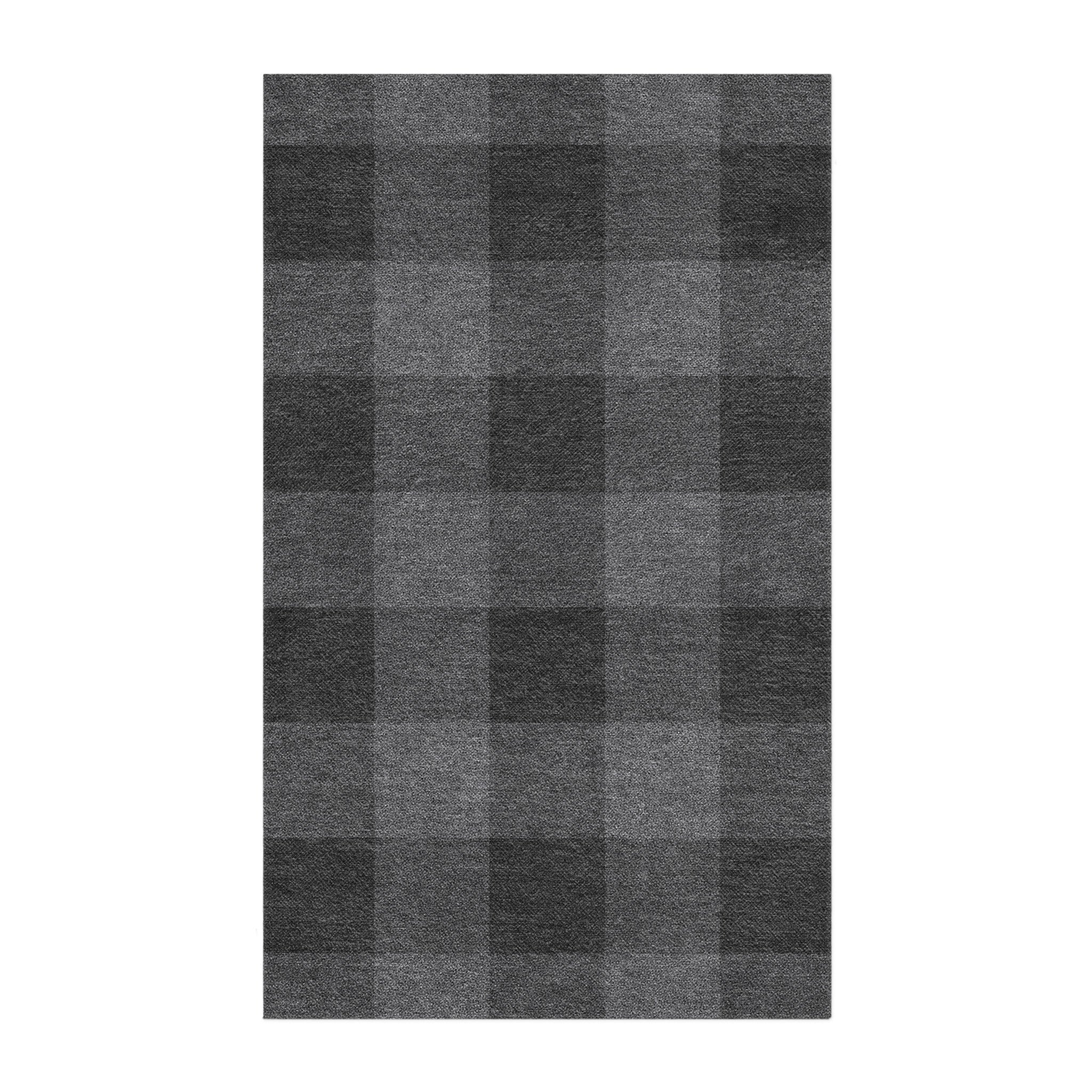 Buffalo Plaid Charcoal Black in 3' x 5' Size