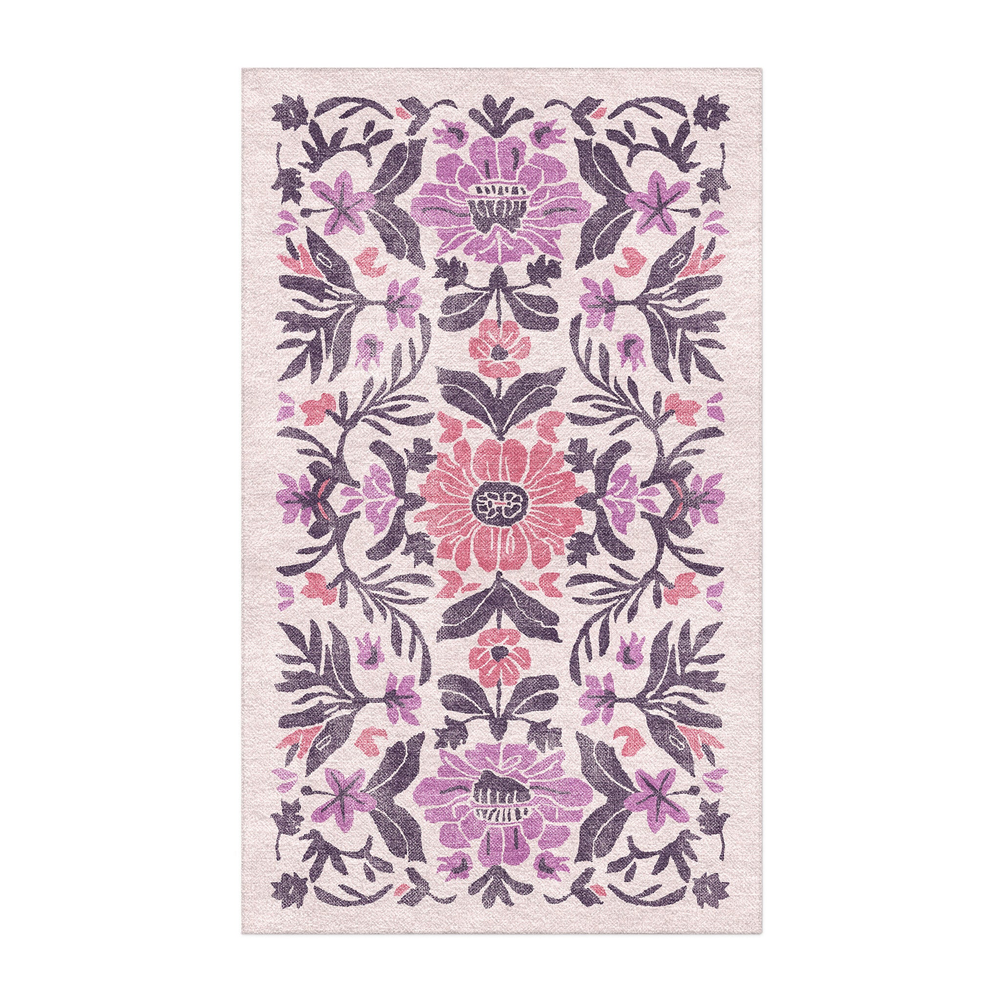 Corriana Pink & Purple in 3' x 5' Size