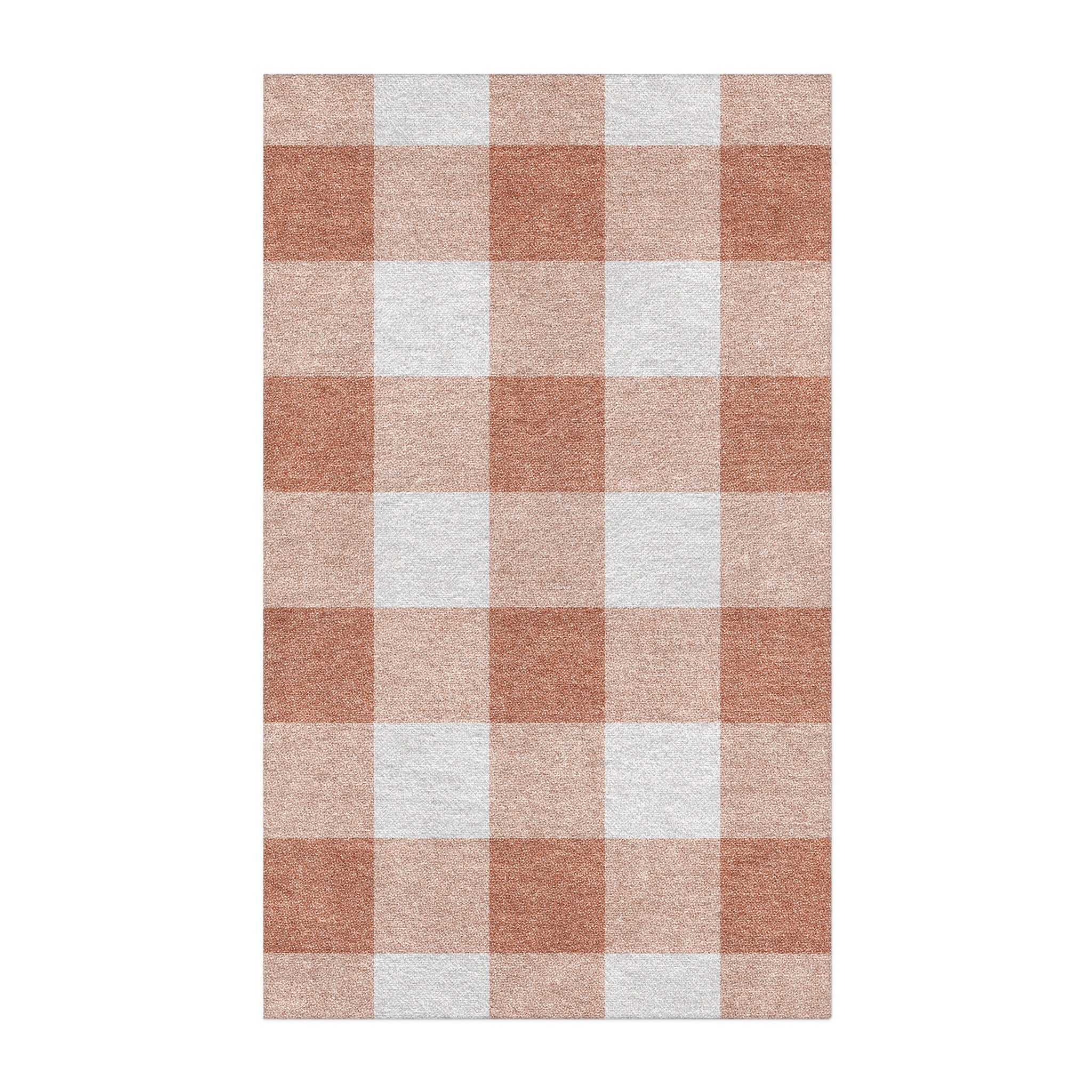 Buffalo Plaid Light Terracotta in 3' x 5' Size