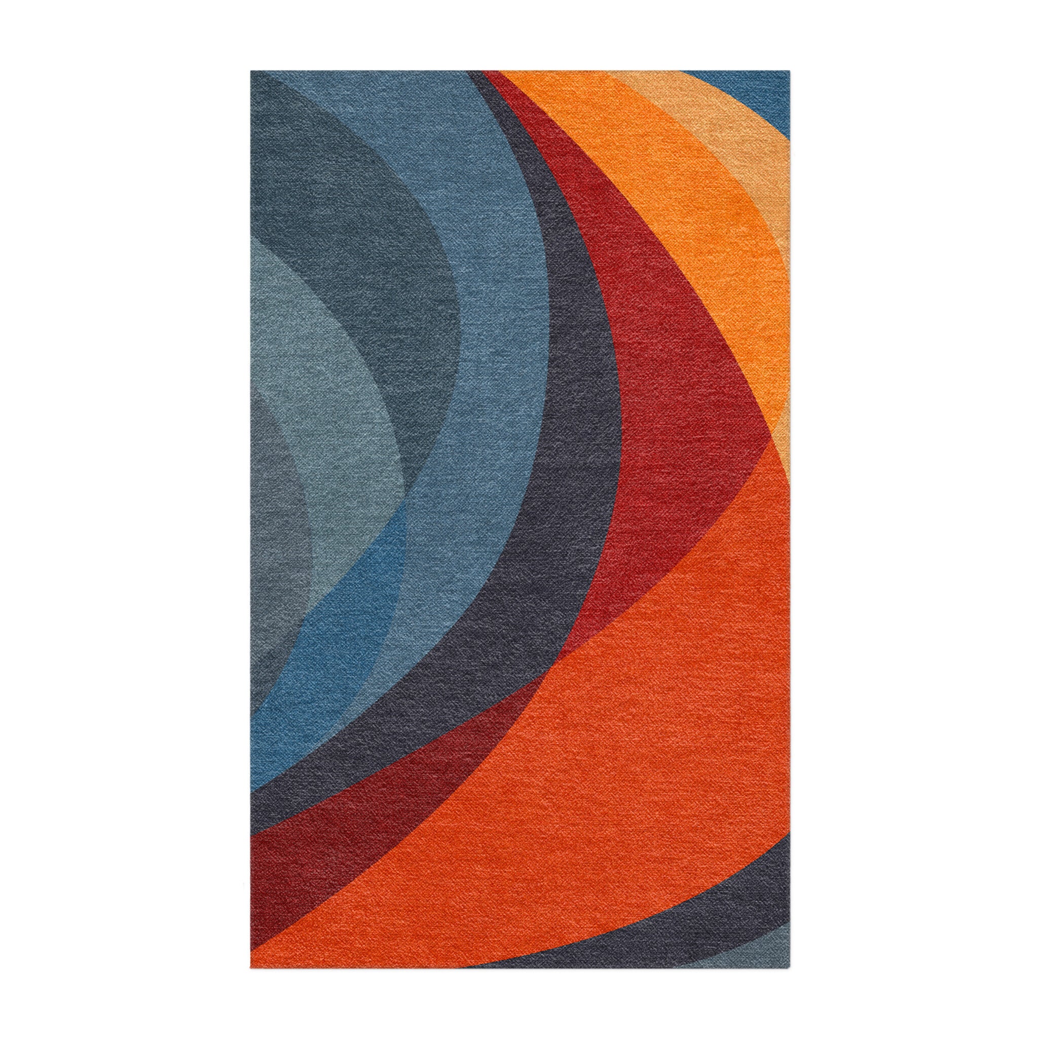 Kelvin Blue & Orange in 5x3ft Size