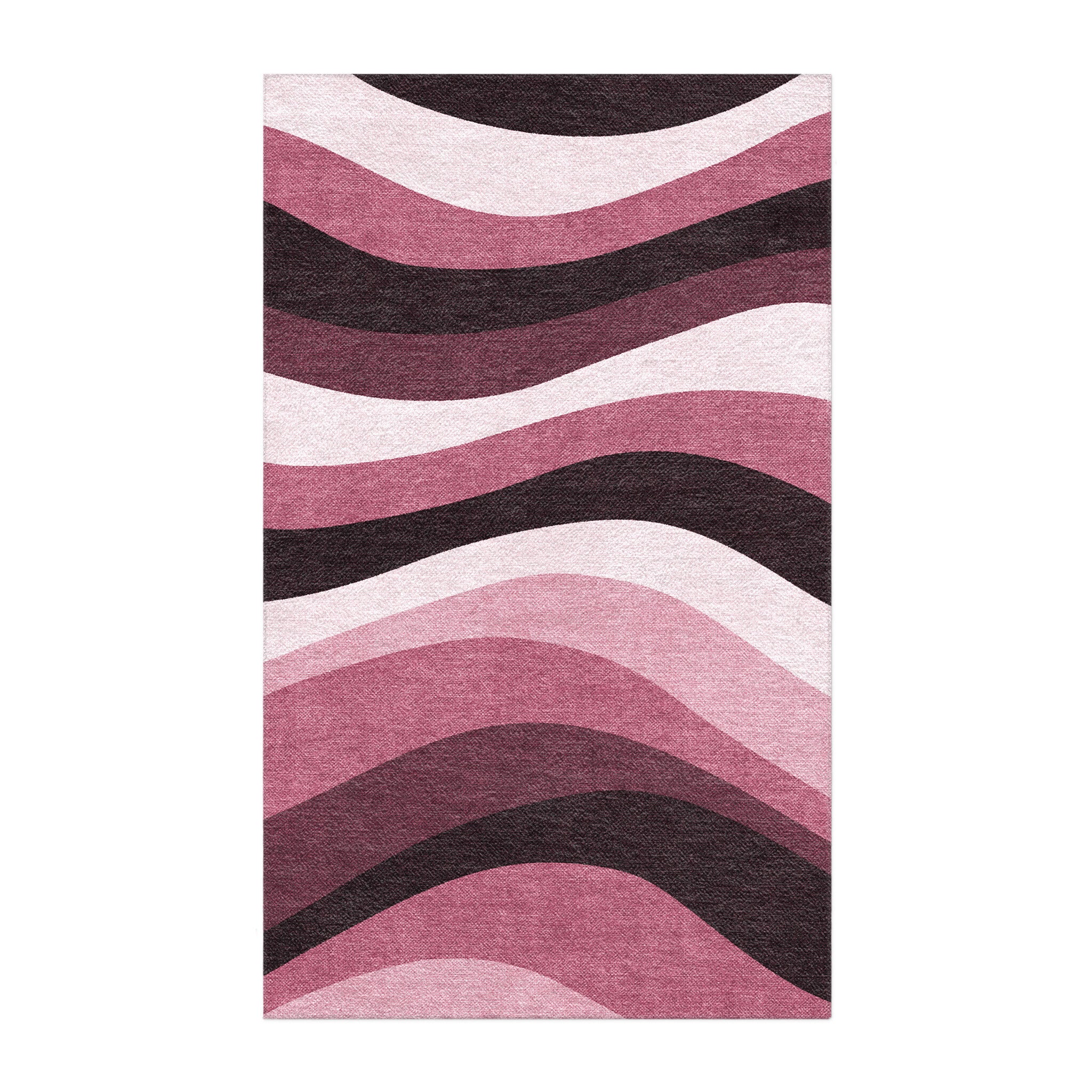 Sinuous Maroon Monochrome in 5x3ft Size