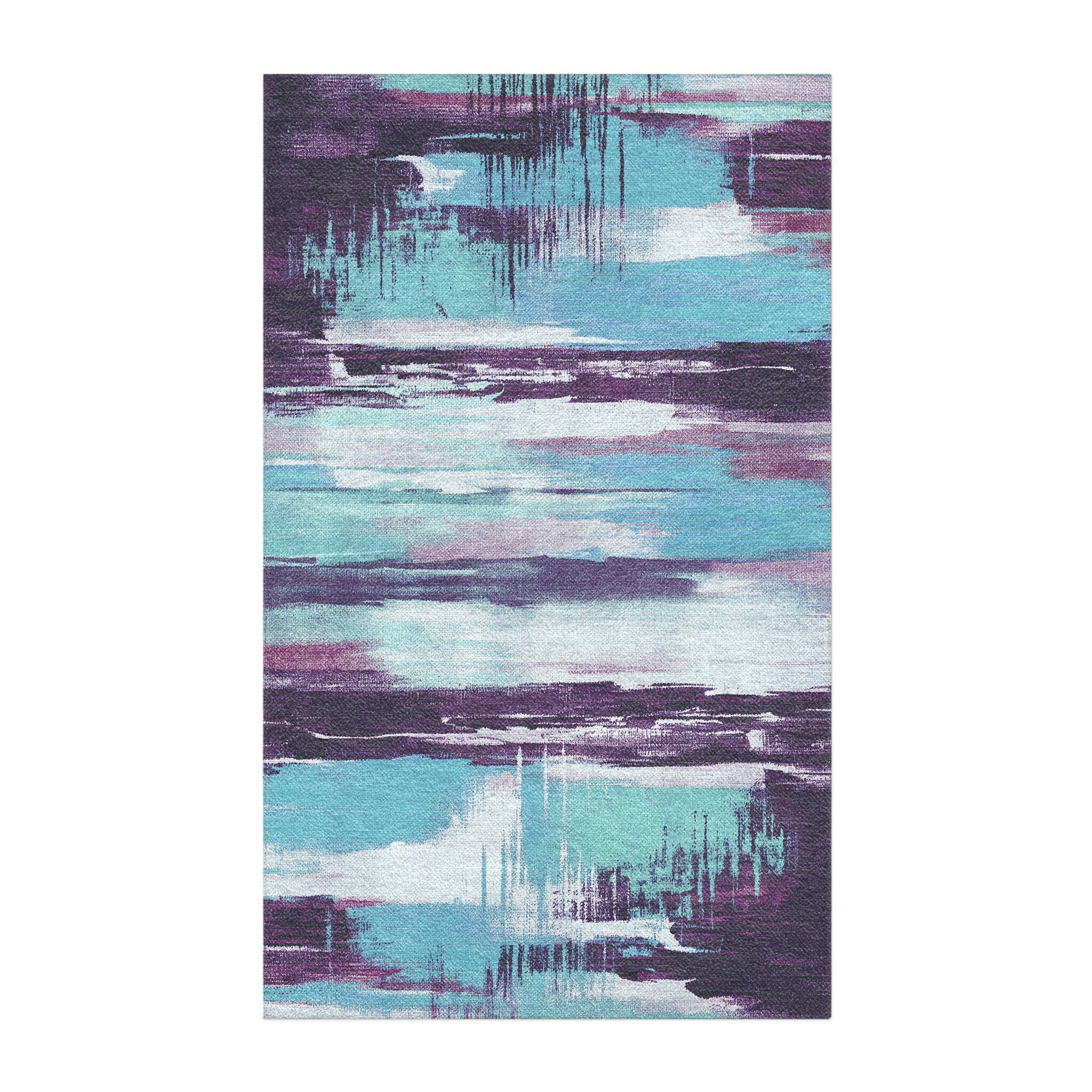 Jörgan Purple & Blue in 3' x 5' Size