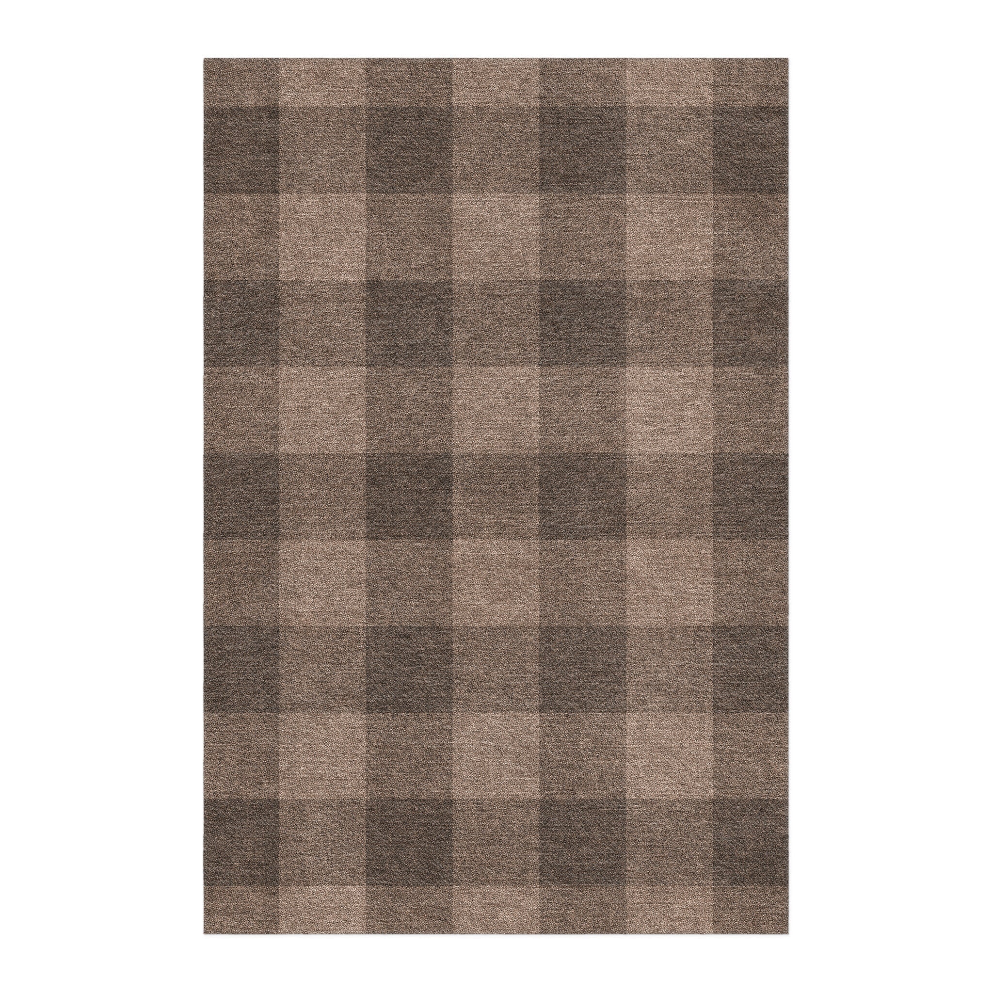 Buffalo Plaid Dark Cedar Brown in 4' x 6' Size