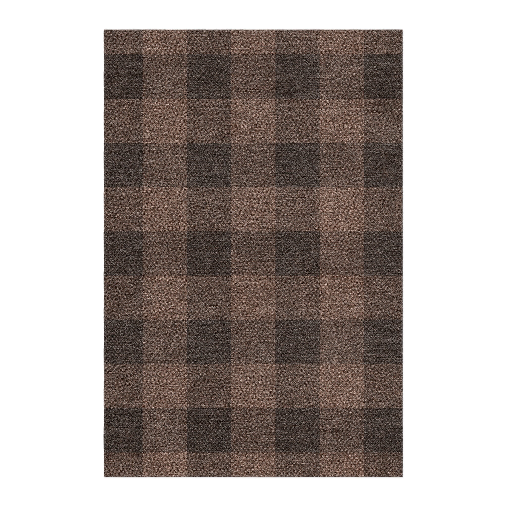 Buffalo Plaid Hickory Brown in 4' x 6' Size