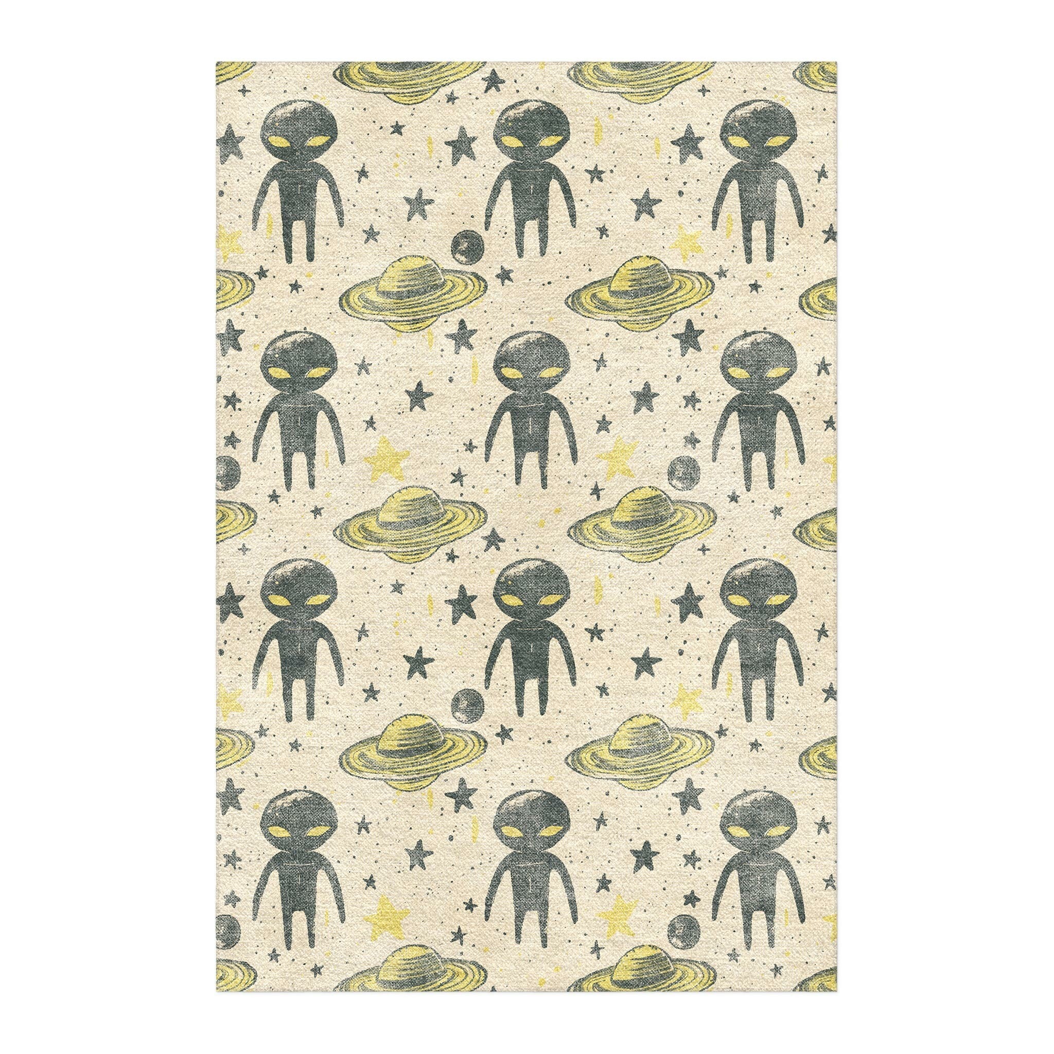 Space Aliens in 4' x 6' Size