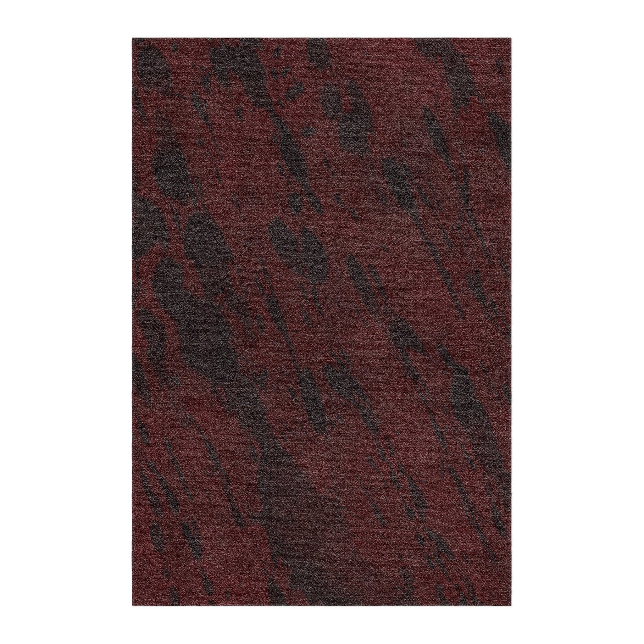 Hurley Splatter Dye Burgandy in 6x4ft Size