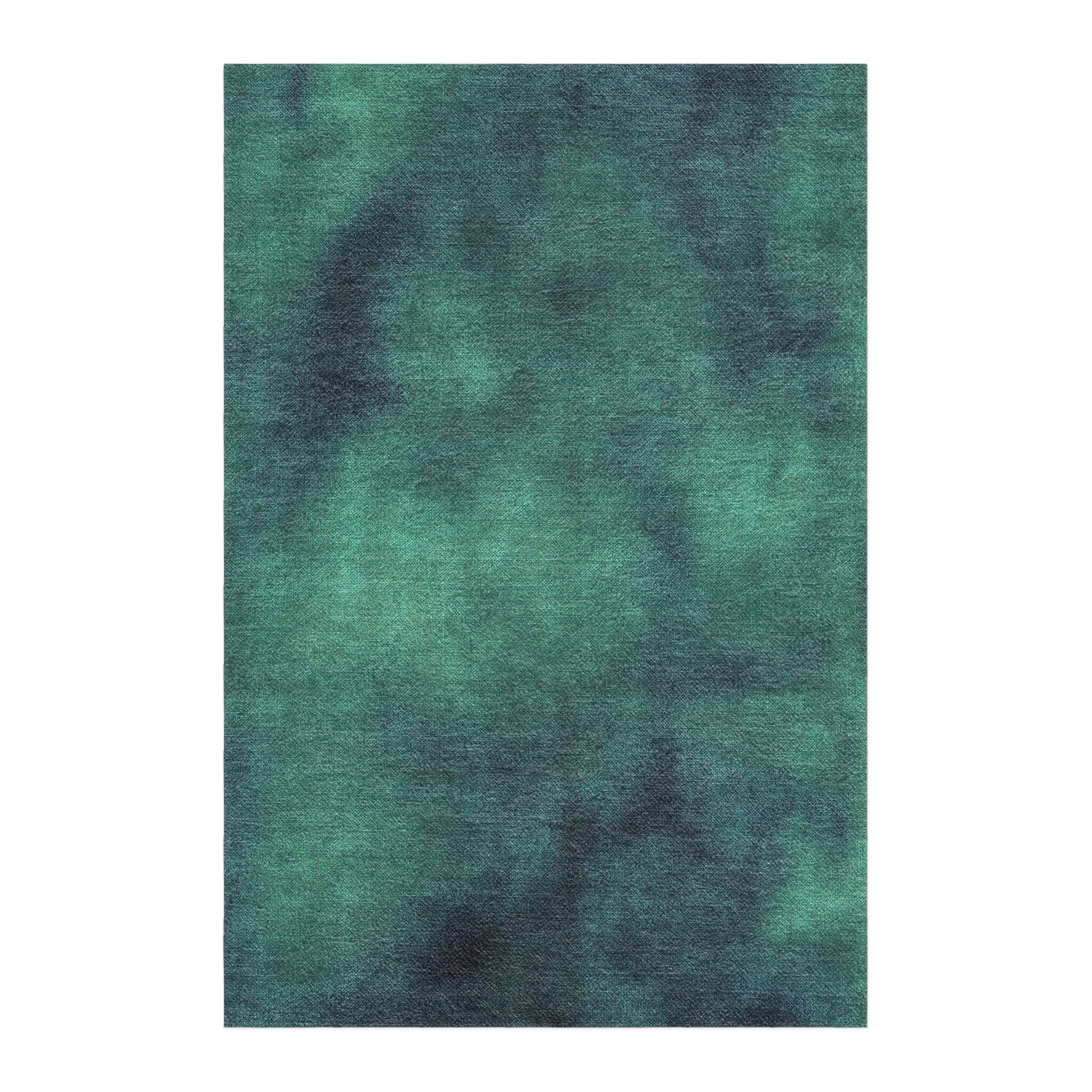 Andromeda Watercolor Teal in 4' x 6' Size