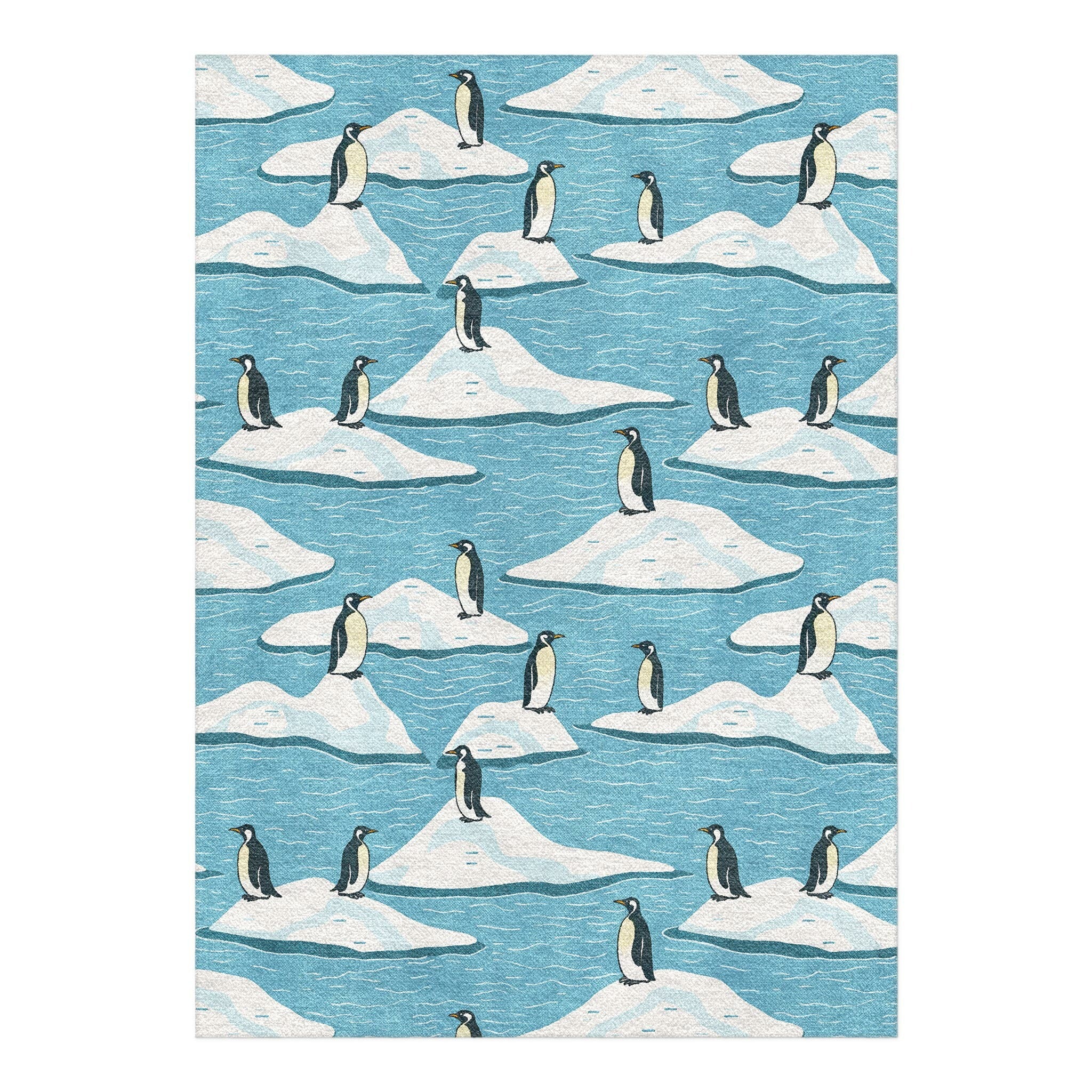 Arctic Penguins in 5' x 7' Size